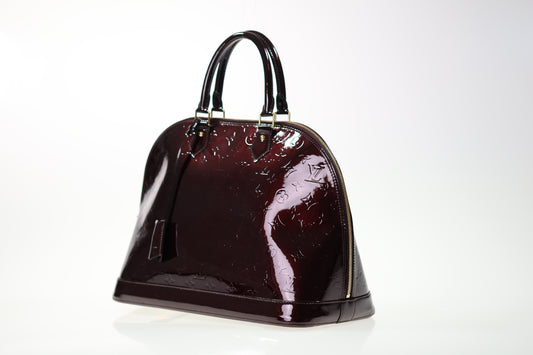 LOUIS VUITTON ALMA Vernis GM - bordeauxrot - XL