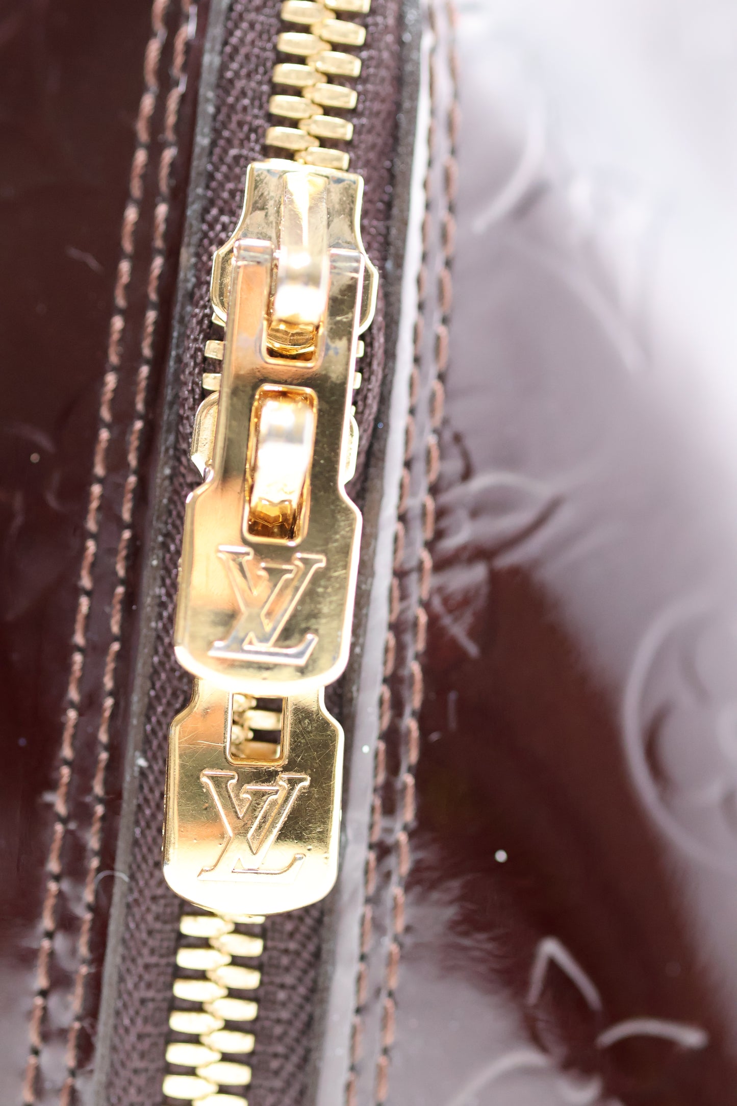 LOUIS VUITTON ALMA Vernis GM - bordeauxrot - XL