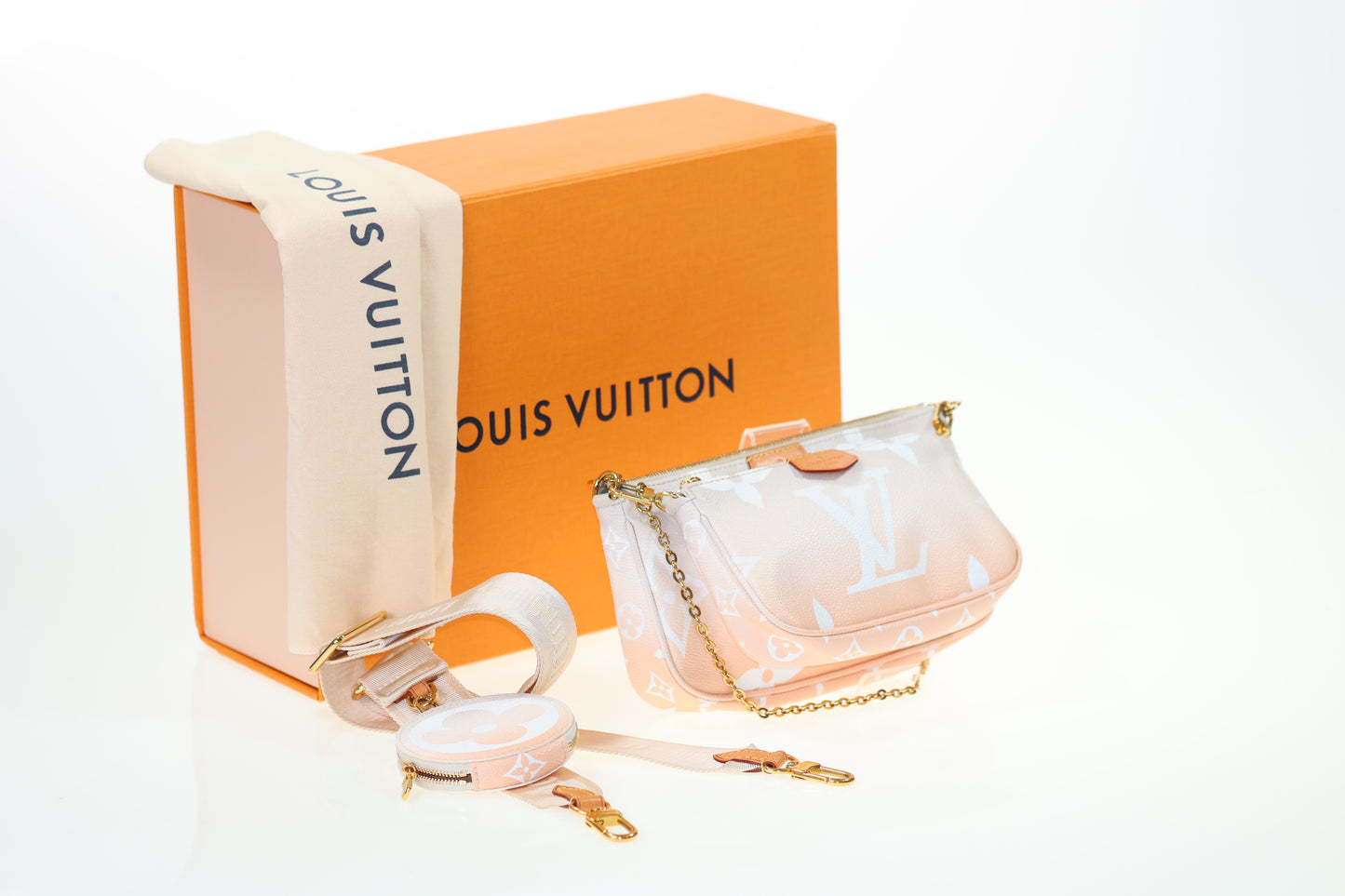 LOUIS VUITTON MULTI POCHETTE ACCESSORIES M57634- NEW - FULLSET Pool Collection