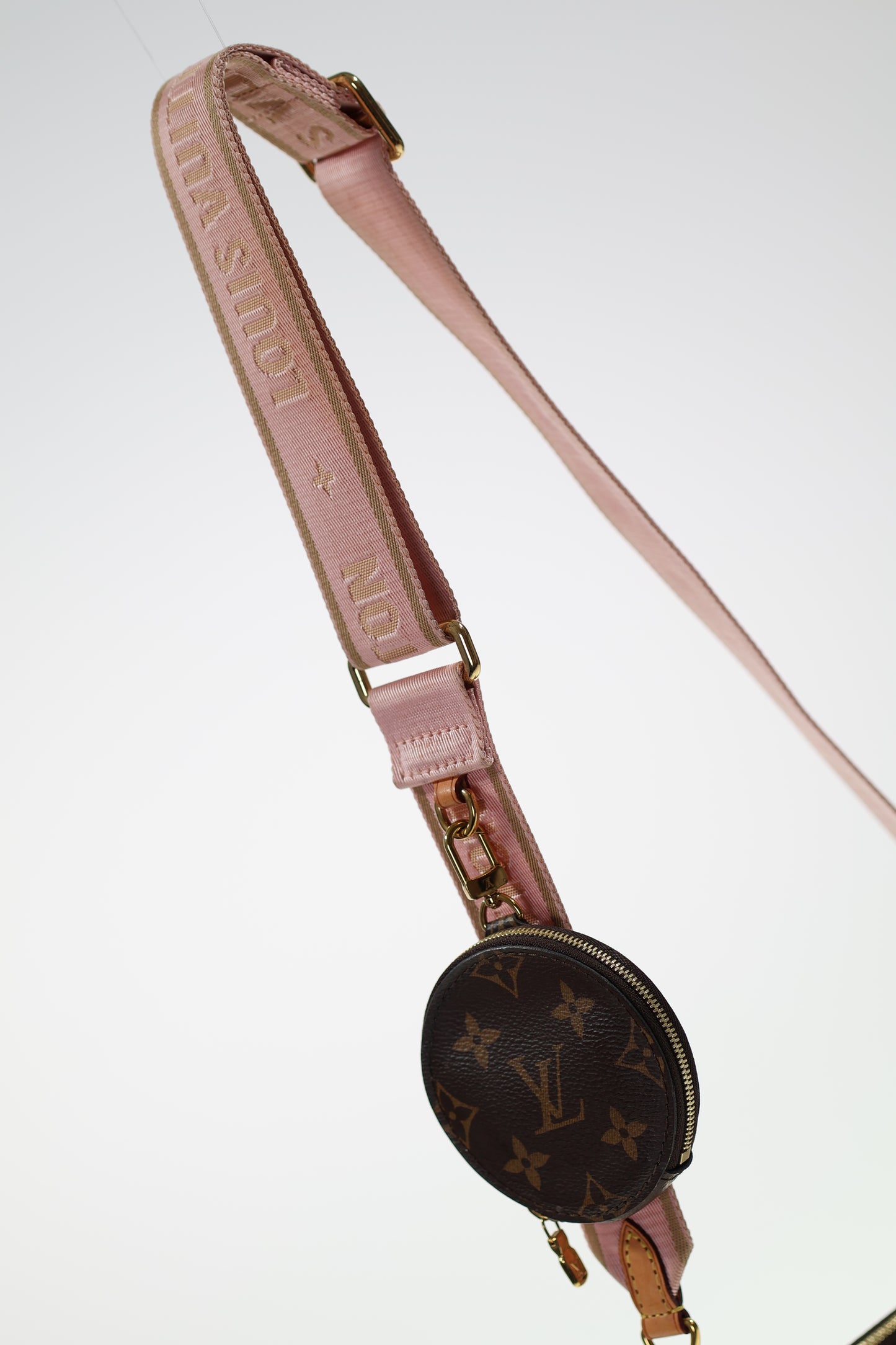 LOUIS VUITTON MULTI POCHETTE ACCESSOIRES M44840 ROSE FULLSET