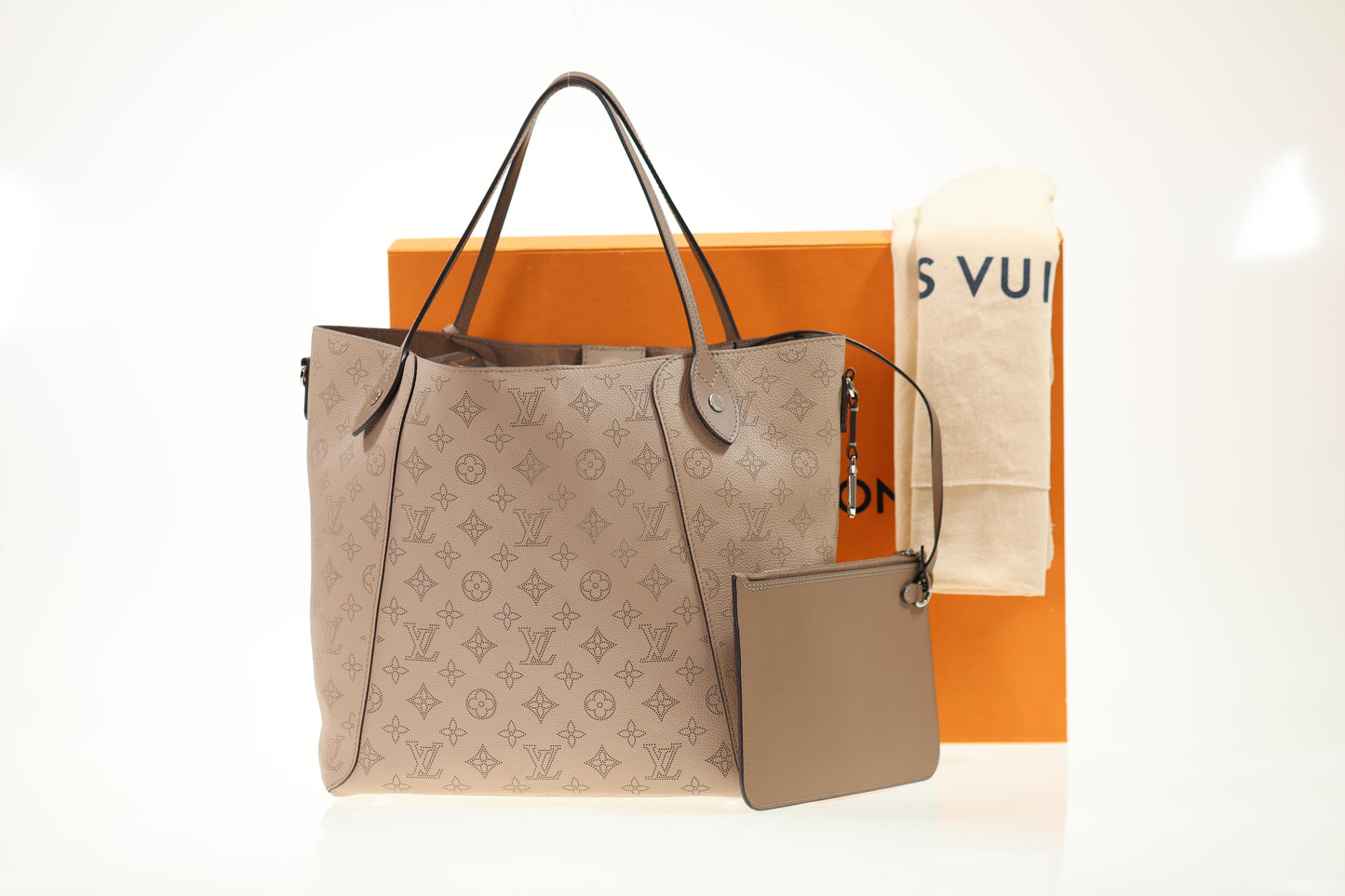 LOUIS VUITTON HINA MM Mahina Bag Shopper Neverfull
