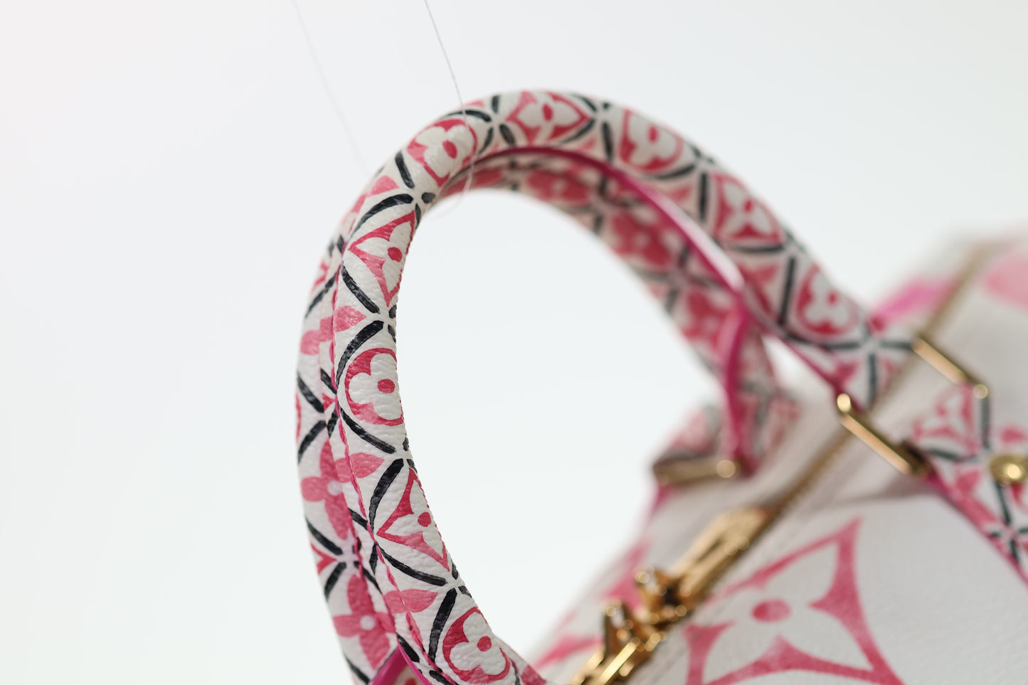 LOUIS VUITTON Speedy 25 Bandouliere Watercolor Pink