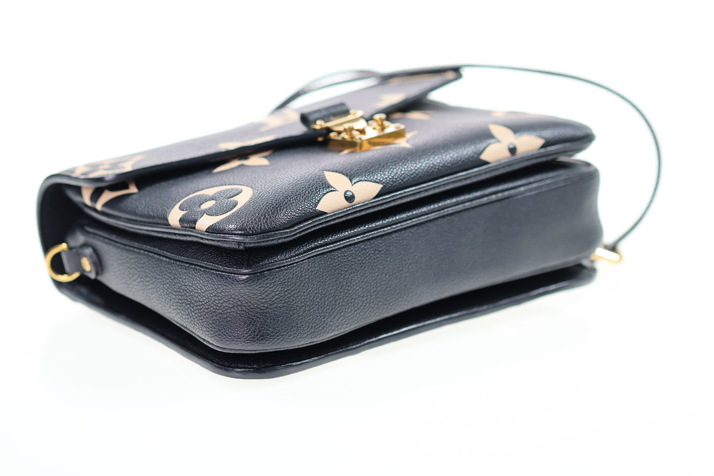 LOUIS VUITTON Pochette Metis Empreinte Bicolor FULLSET Schwarz