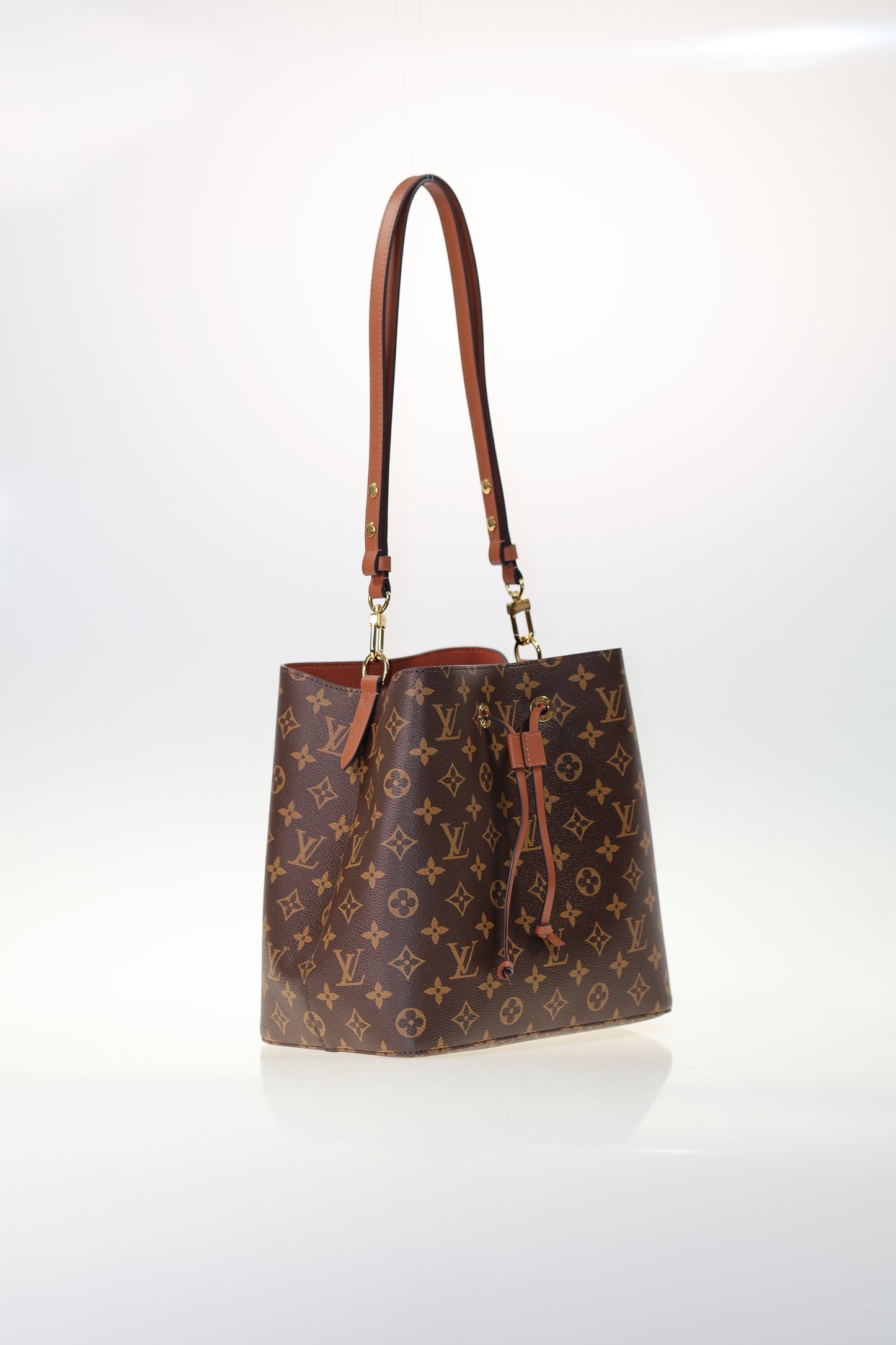 LOUIS VUITTON NEONOE Damier Azur Yellow N40151 FULLSET mint.
