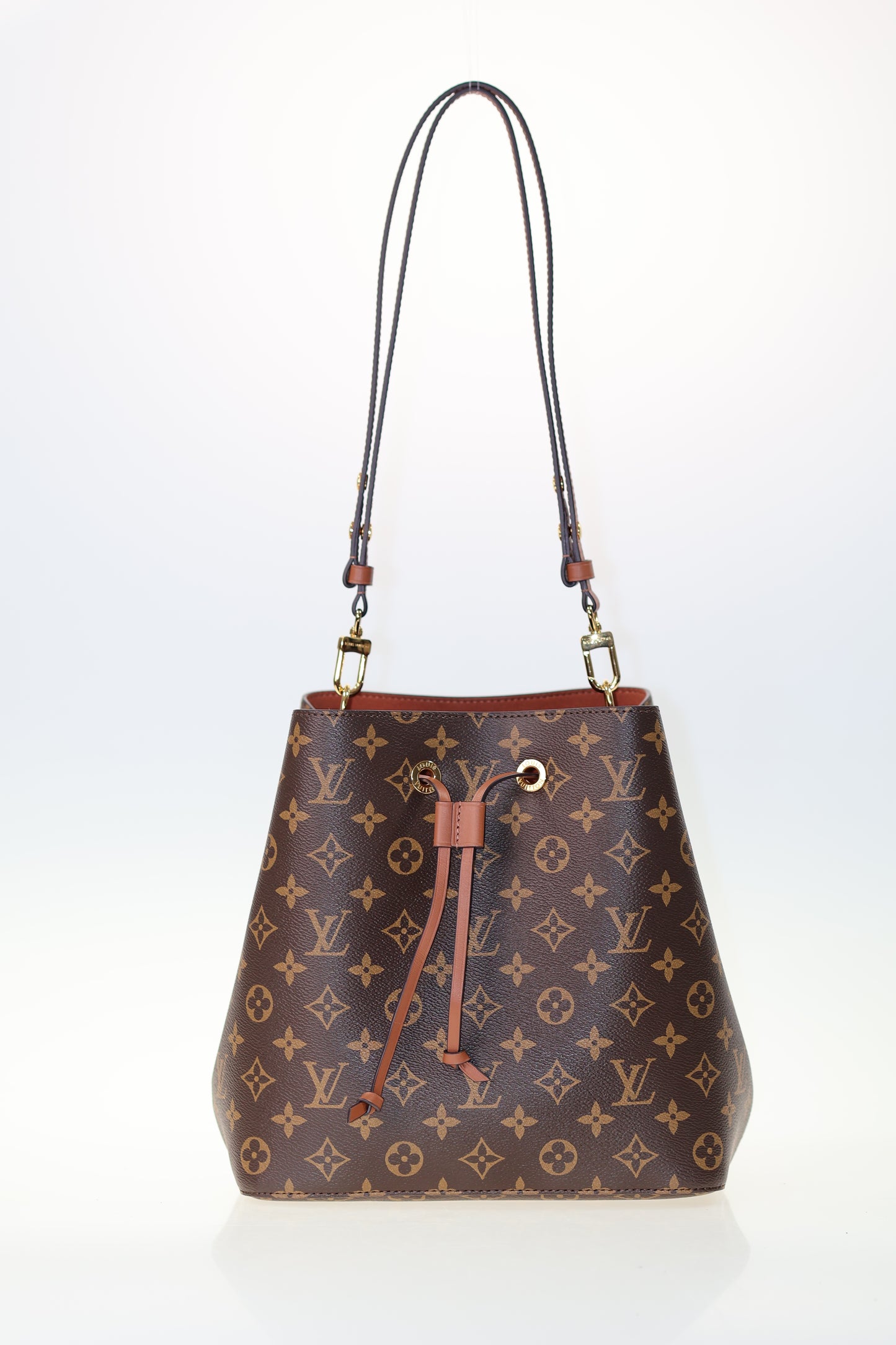 LOUIS VUITTON NEONOE Damier Azur Yellow N40151 FULLSET mint.