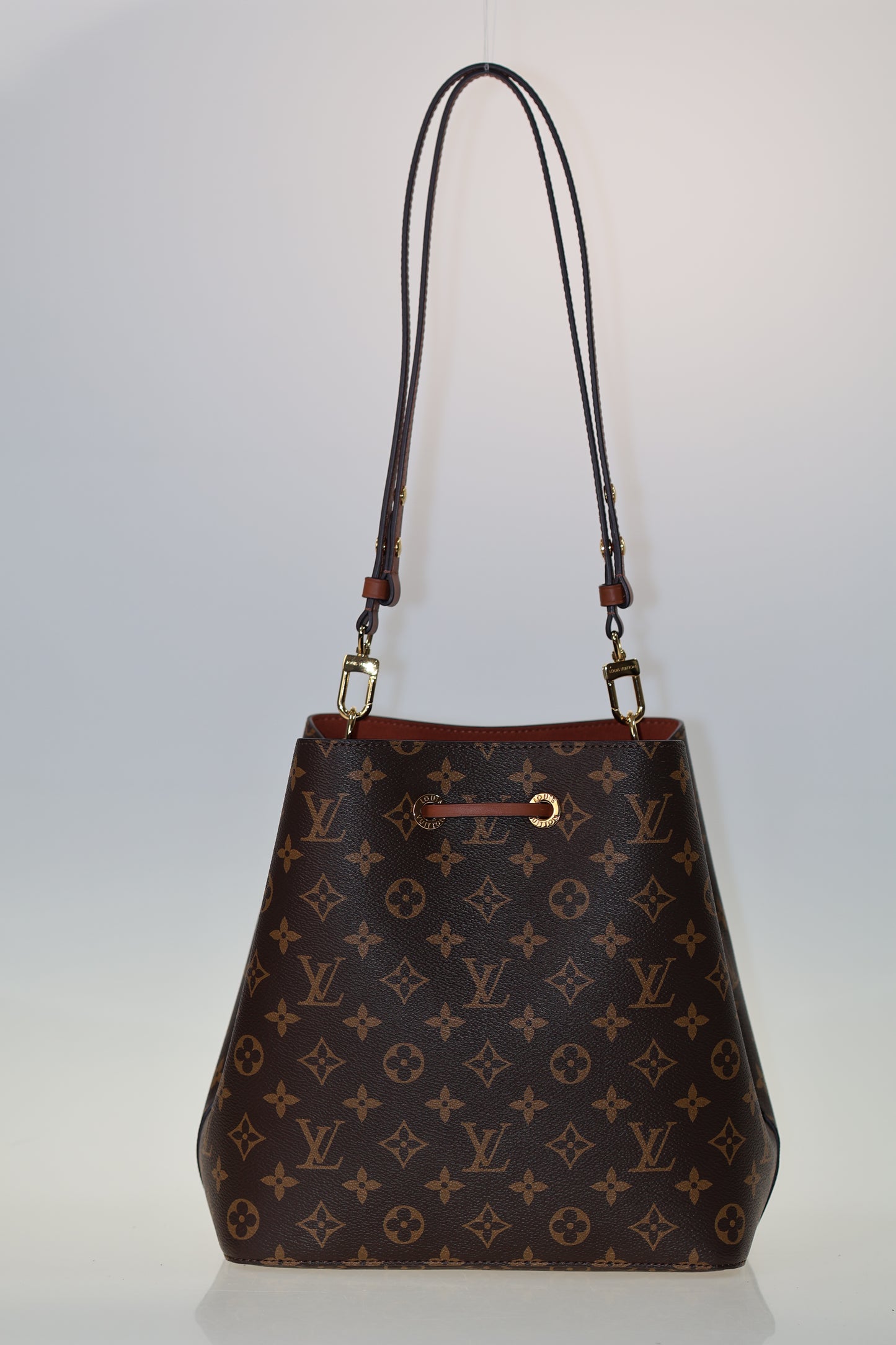 LOUIS VUITTON NEONOE Damier Azur Yellow N40151 FULLSET mint.