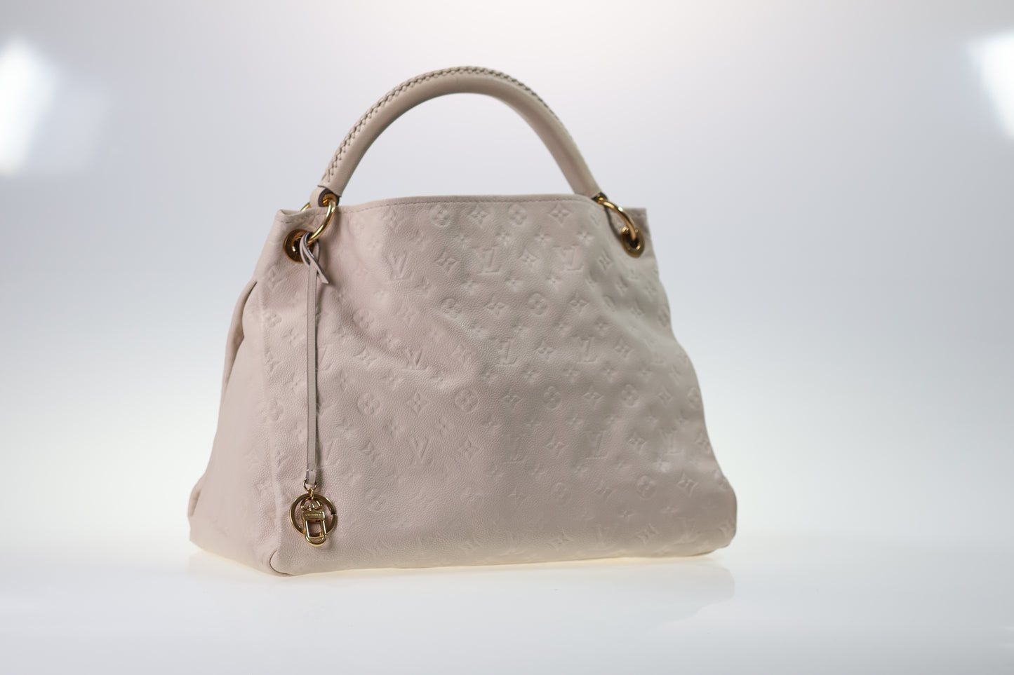 LOUIS VUITTON Artsy MM Monogram Empreinte Cremeweiß