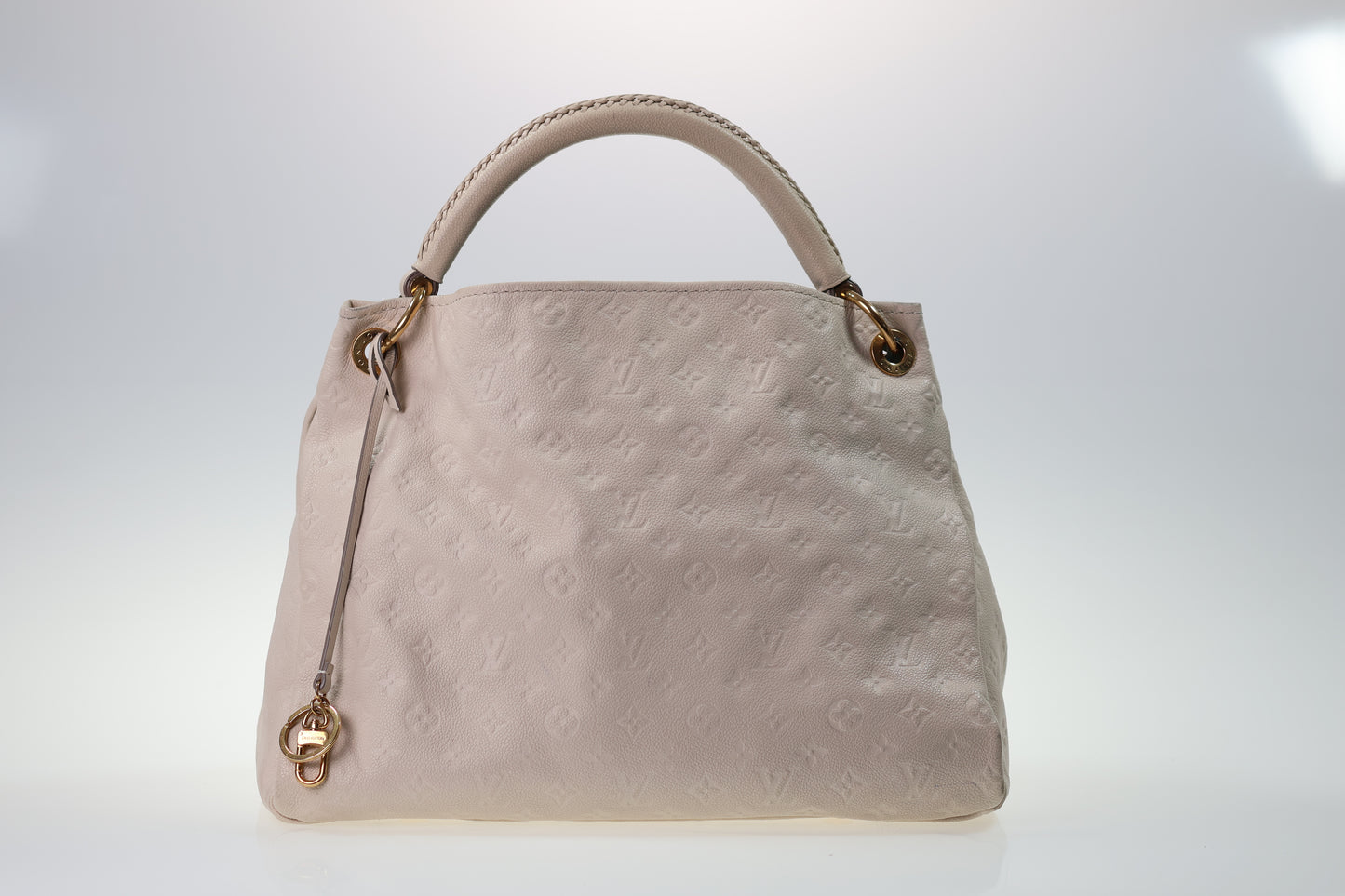 LOUIS VUITTON Artsy MM Monogram Empreinte Cremeweiß