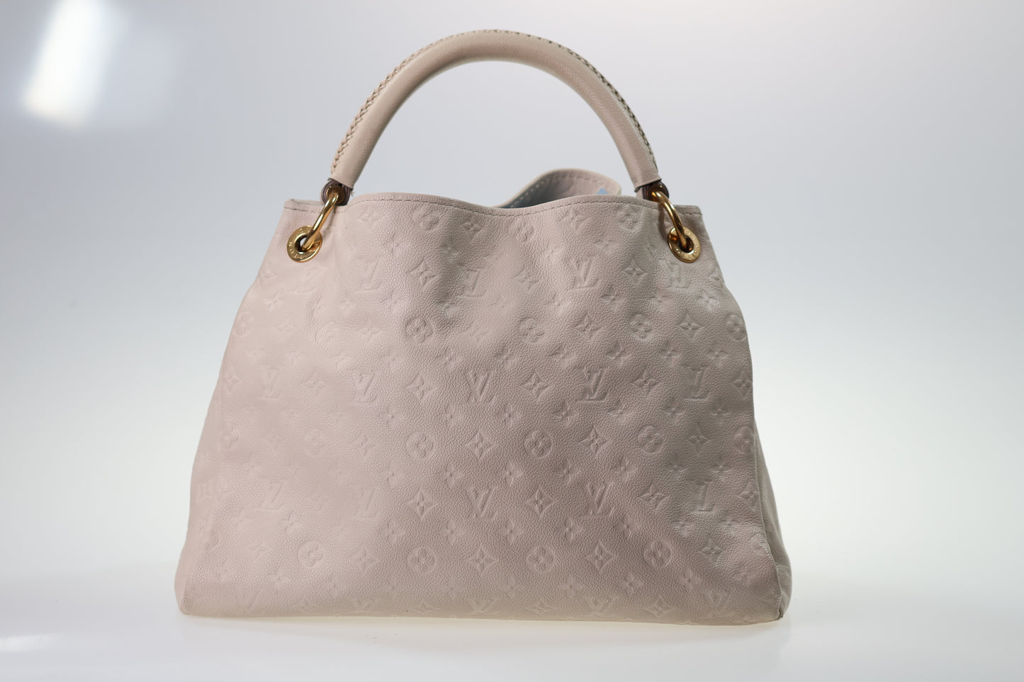 LOUIS VUITTON Artsy MM Monogram Empreinte Cremeweiß