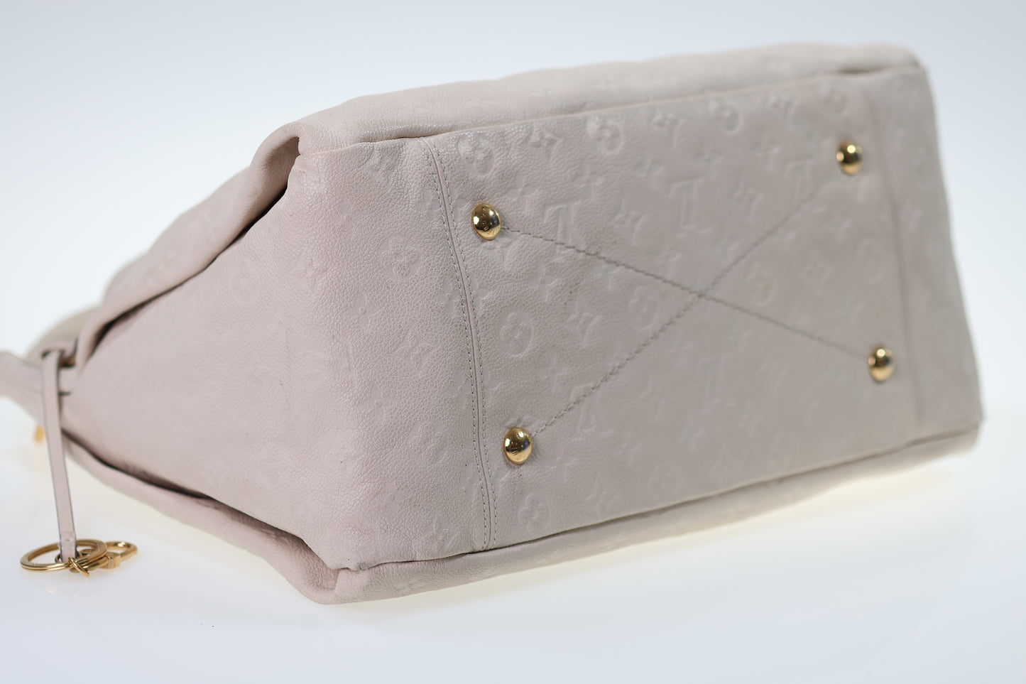 LOUIS VUITTON Artsy MM Monogram Empreinte Cremeweiß