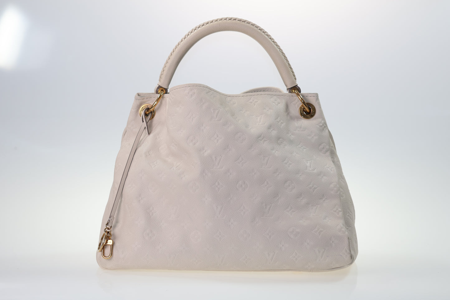 LOUIS VUITTON Artsy MM Monogram Empreinte Cremeweiß