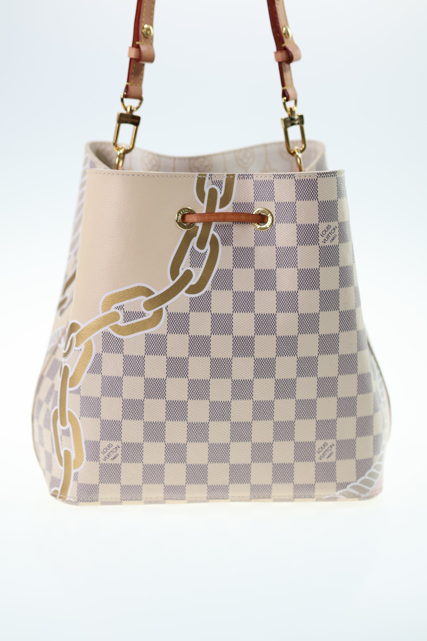 LOUIS VUITTON NEONOE Damier Azur Giallo N40151SET COMPLETO
