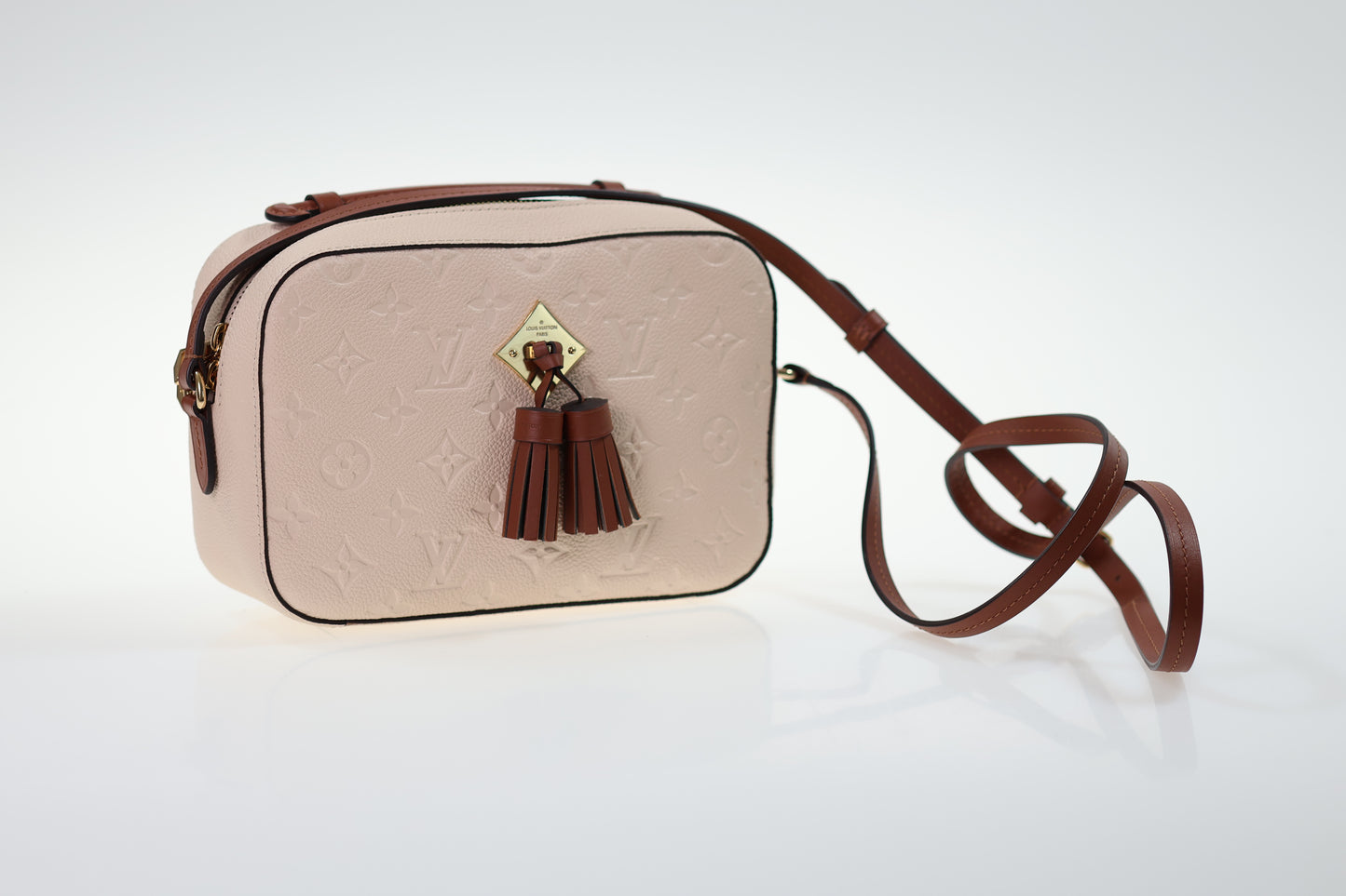 LOUIS VUITTON Saintonge Empreinte Creme Monogram neuwertig
