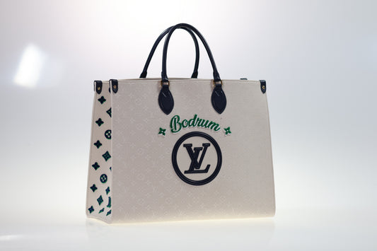 LOUIS VUITTON ONTHEGO GM streng limitiert BODRUM Jacquard Tufted
