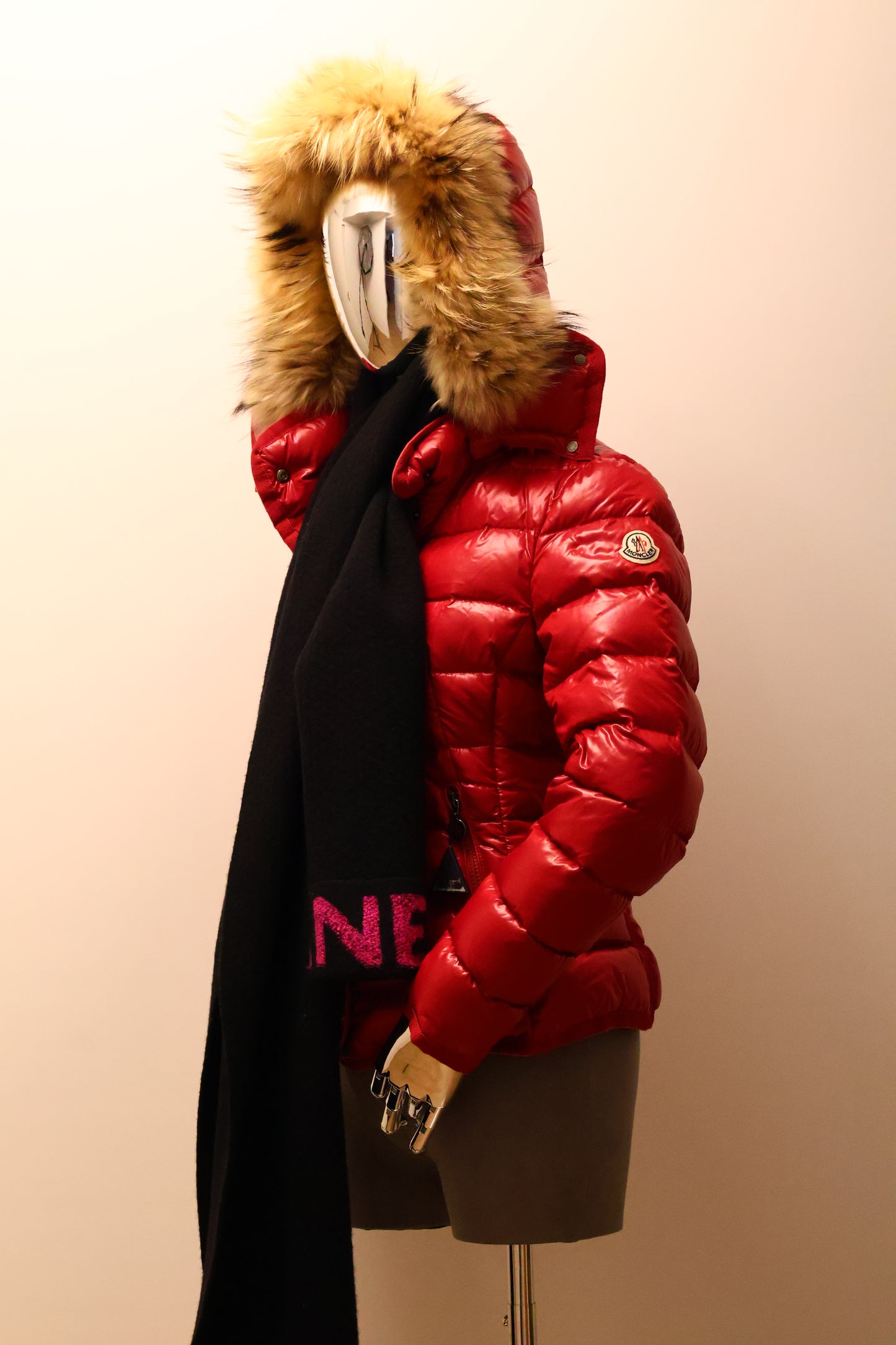 Moncler Armoise Daunenjacke ROT ! Größe 1 Gr. 34,36 bzw. XS/S