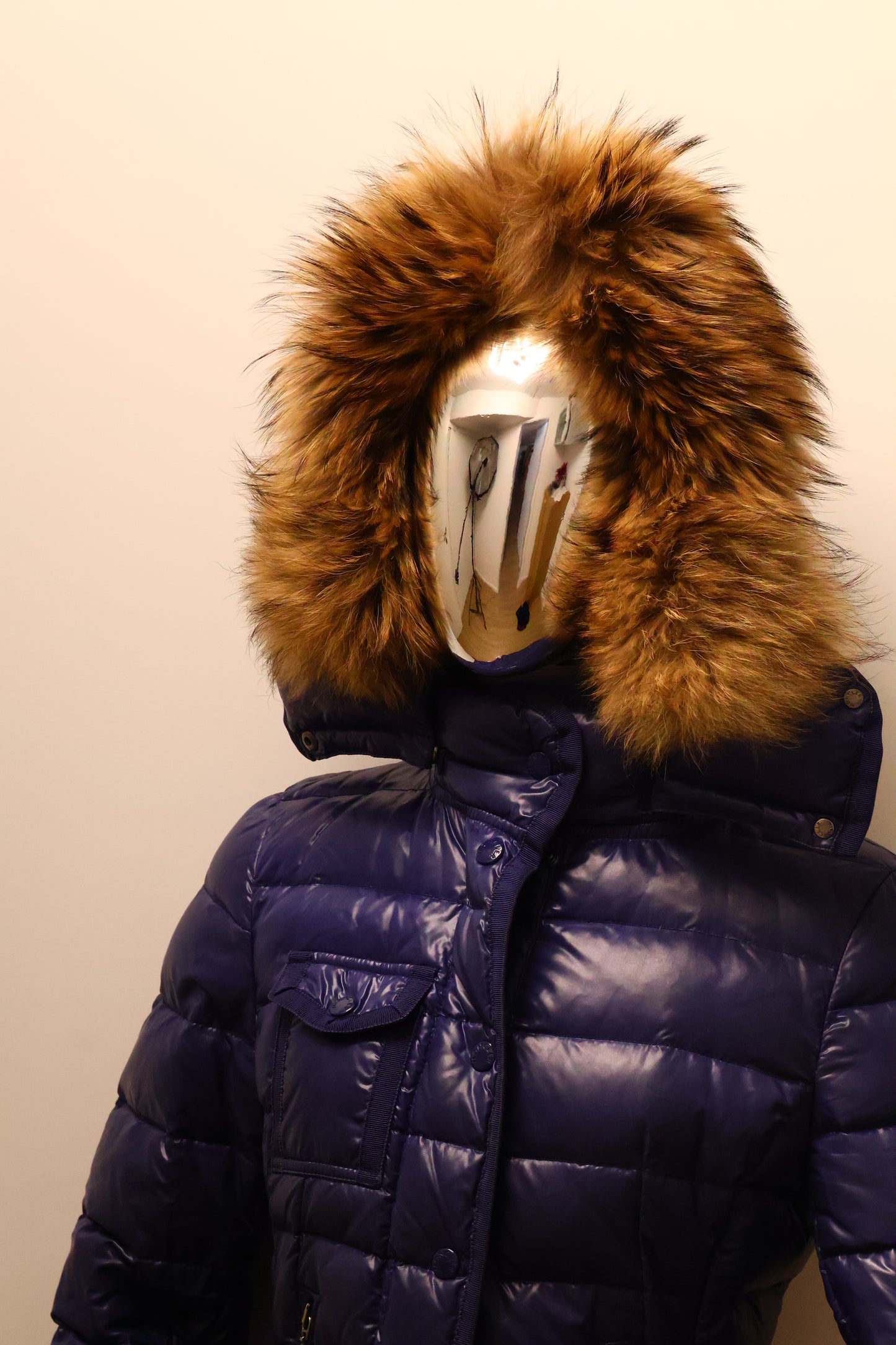 Moncler Armoise Daunenjacke BLAU ! Größe 0 Gr. 34,36 bzw. XS/S