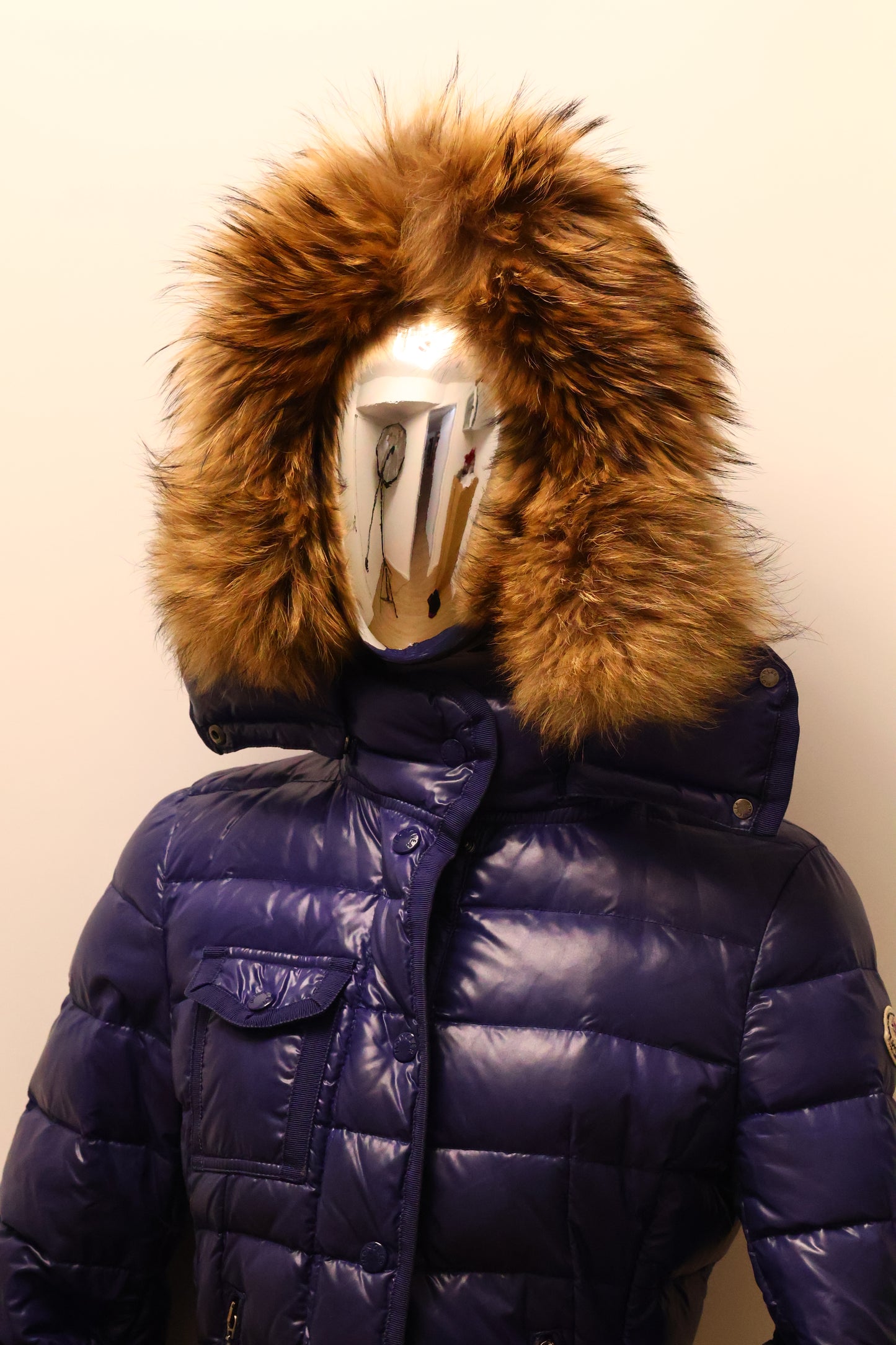 Moncler Armoise Daunenjacke BLAU ! Größe 0 Gr. 34,36 bzw. XS/S