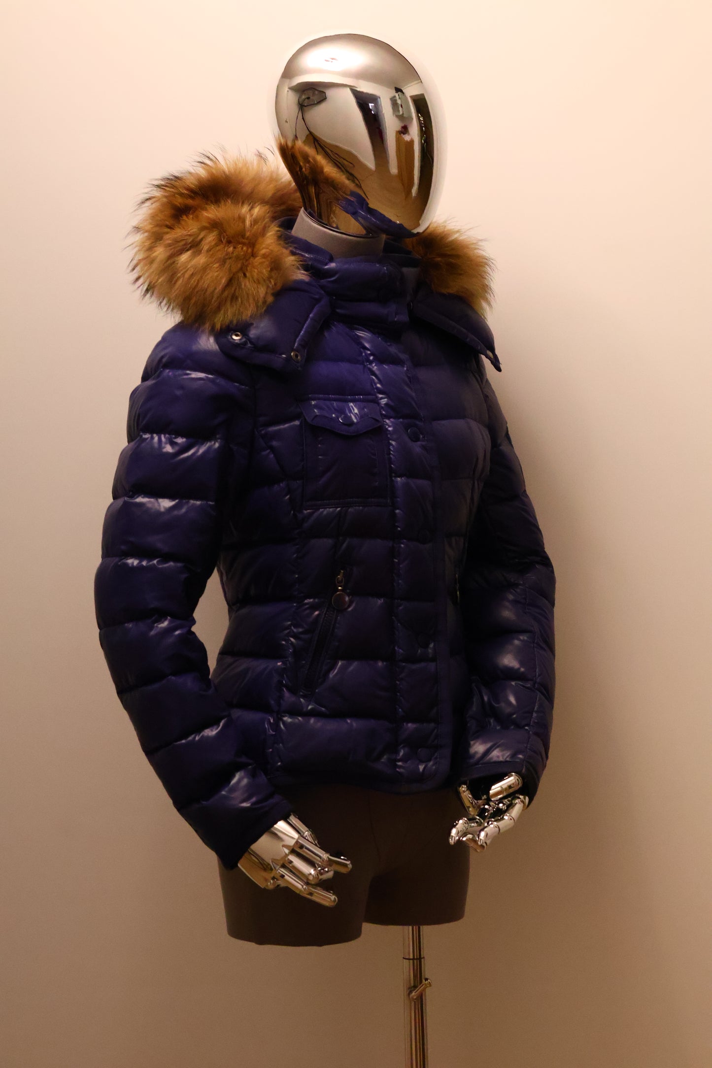 Moncler Armoise Daunenjacke BLAU ! Größe 0 Gr. 34,36 bzw. XS/S