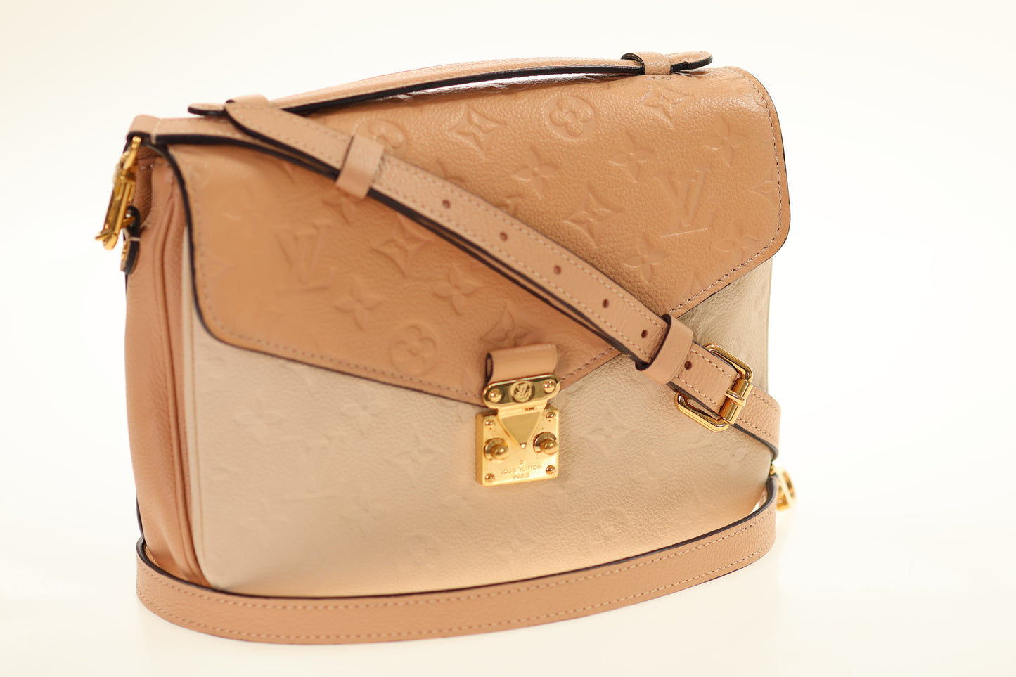 LOUIS VUITTON Pochette Metis Empreinte traumhafte Farbkombination
