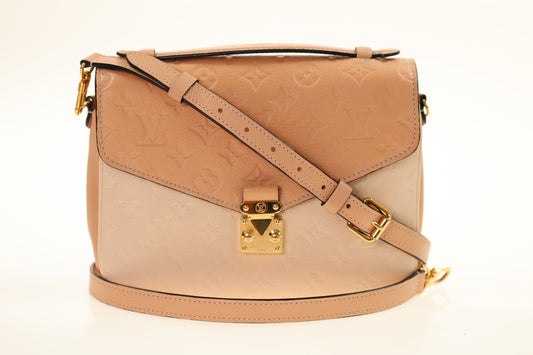 LOUIS VUITTON Pochette Metis Empreinte traumhafte Farbkombination