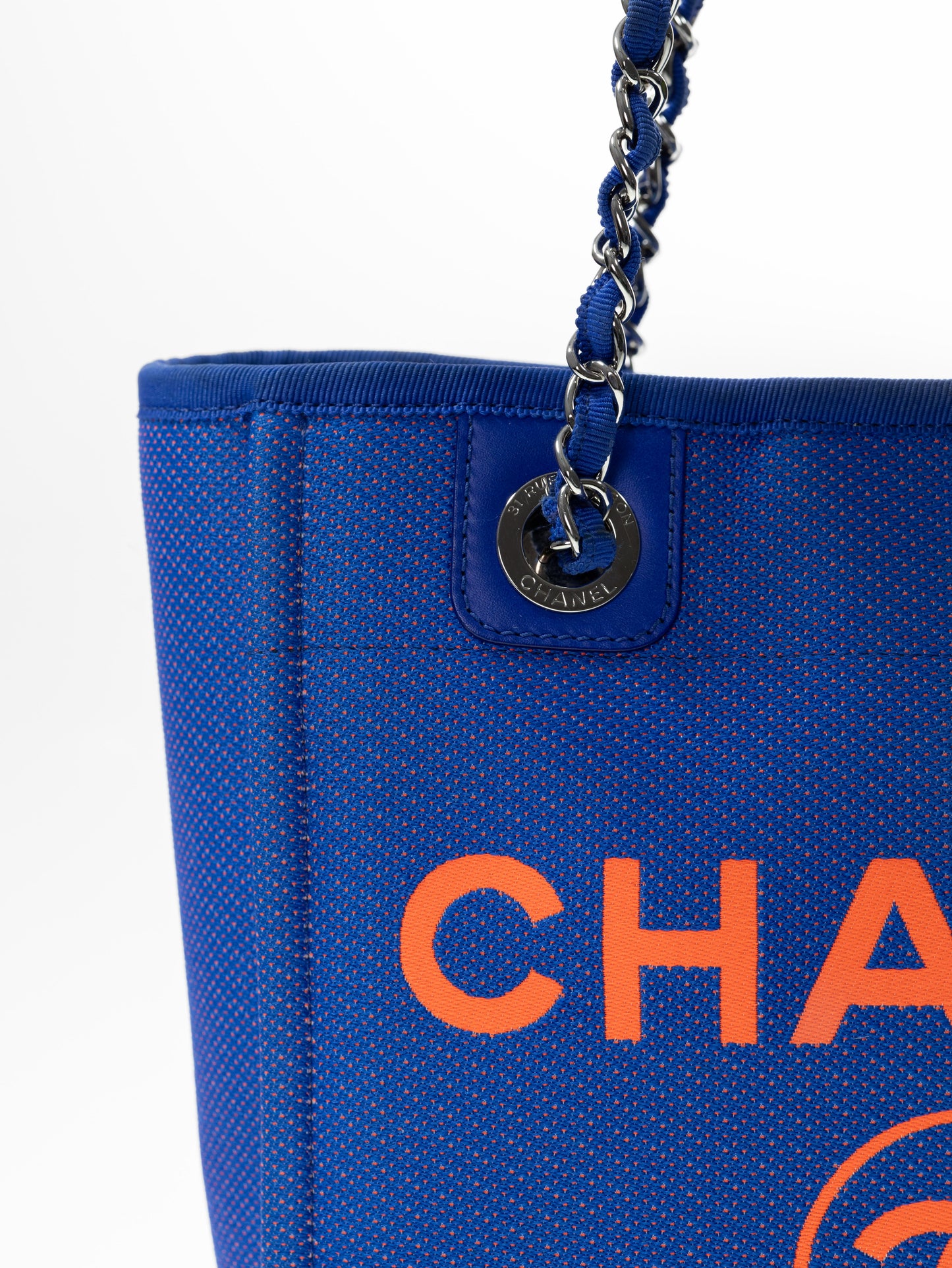 CHANEL DEAUVILLE A66939 Shoppingbag Small Tote Bag