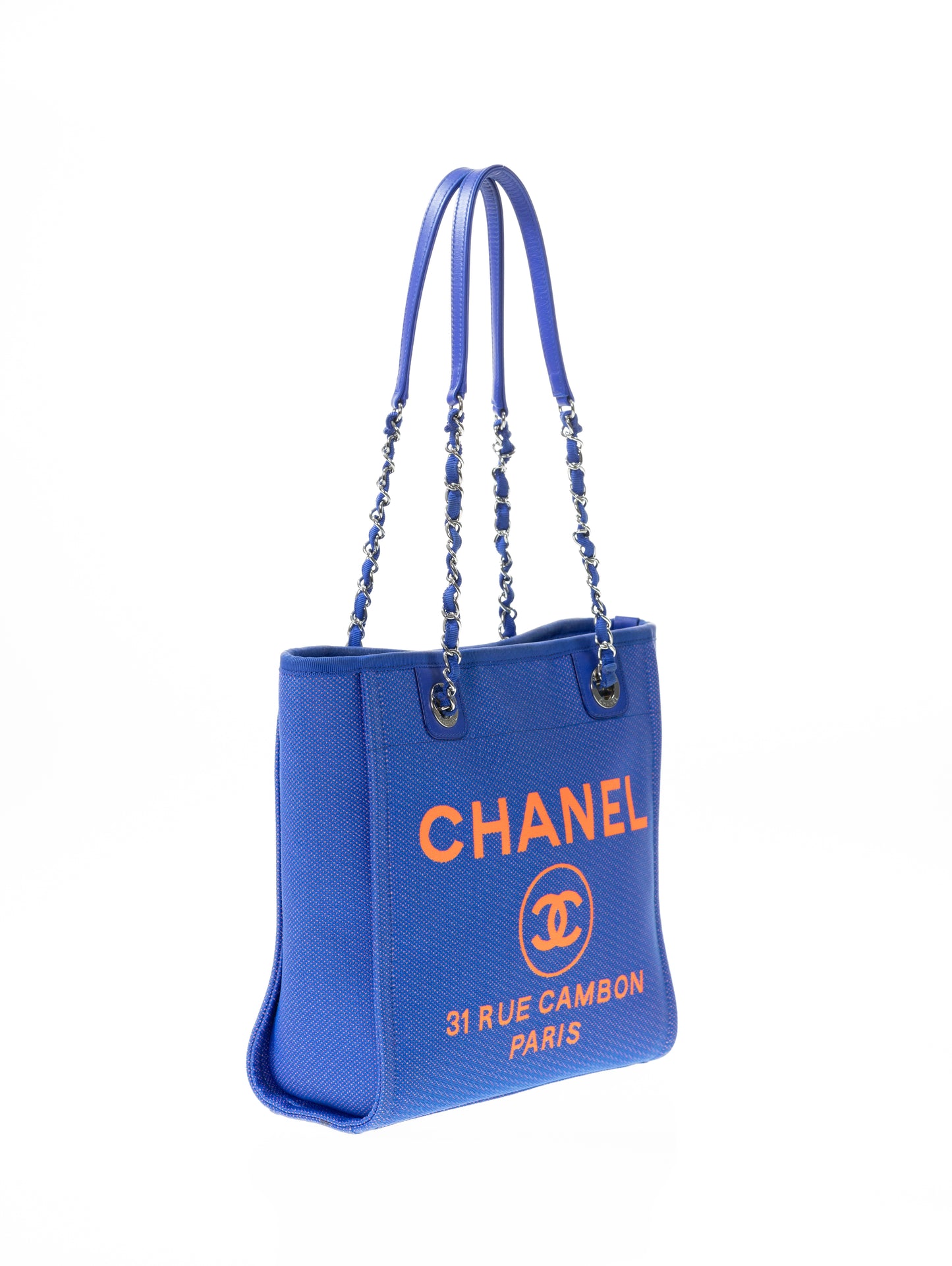 CHANEL DEAUVILLE A66939 Shoppingbag Small Tote Bag