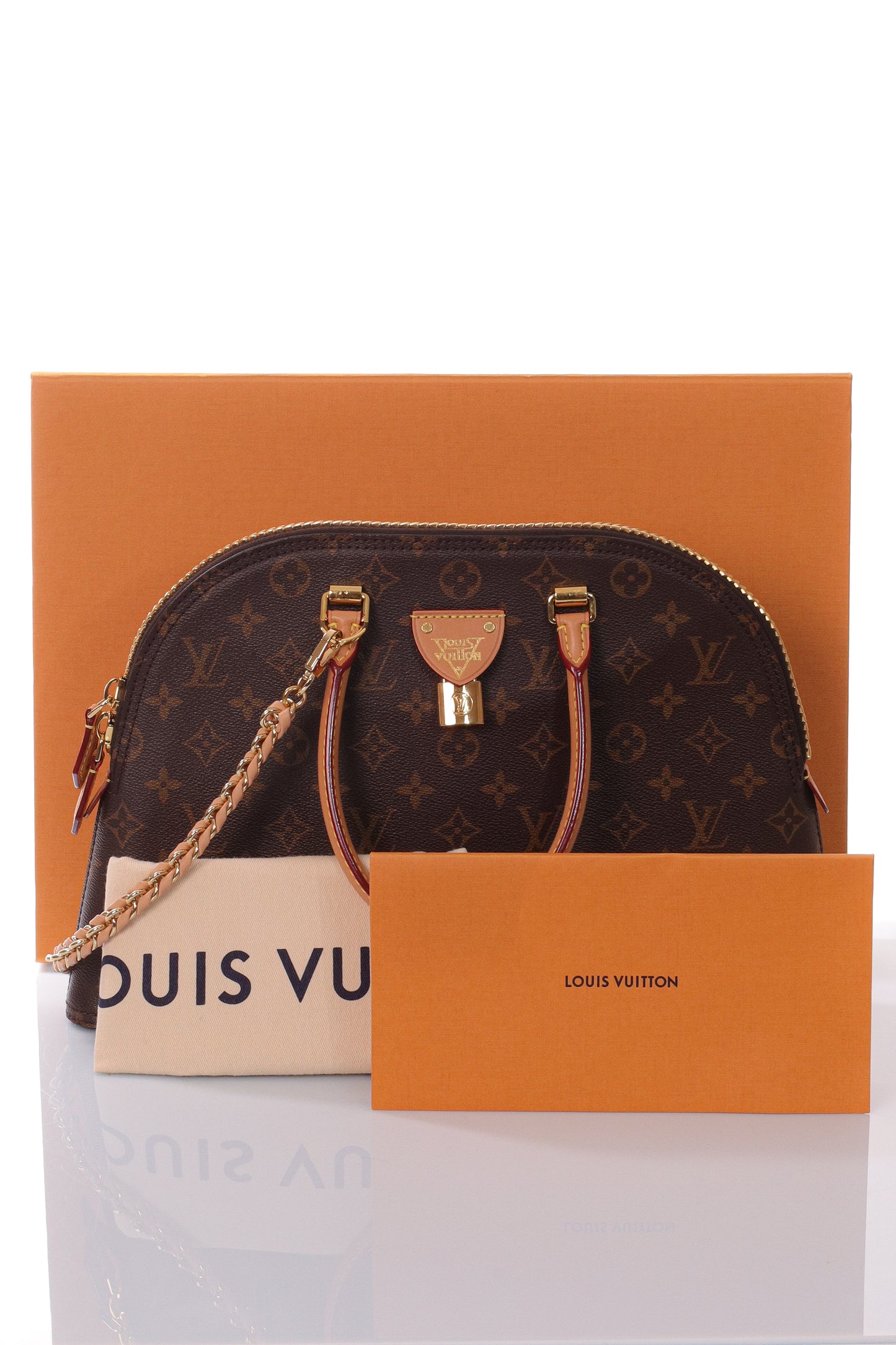 LOUIS VUITTON Alma Moon Monogram M44961 FULLSET RARE