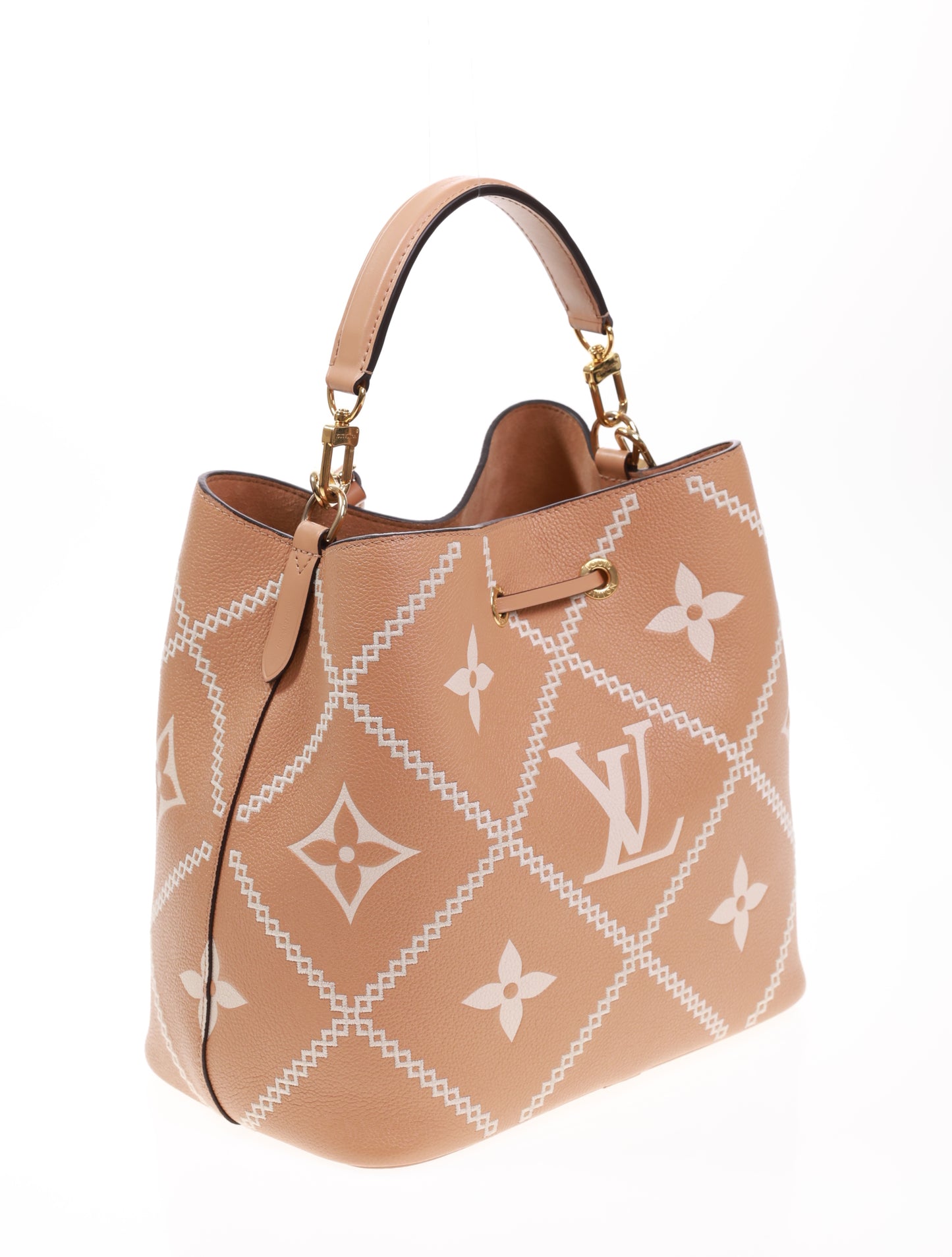 LOUIS VUITTON NEONOE MM Bicolor Arizona M46029 bestickt