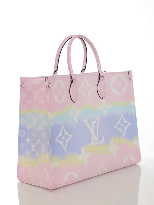 LOUIS VUITTON ONTHEGO GM ESCALE ROSE M45119 Pastell