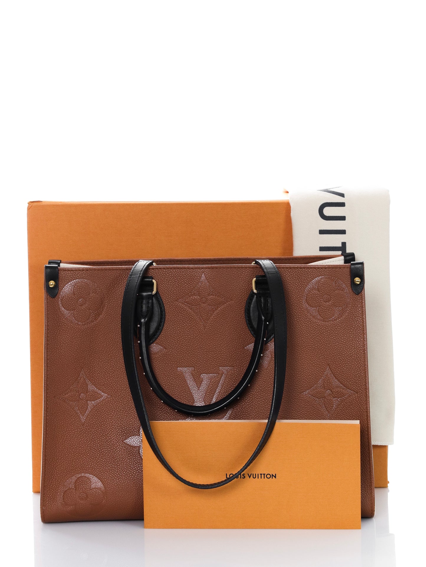 LOUIS VUITTON OnTheGo MM M58521 Wild at Heart Caramello SET COMPLETO