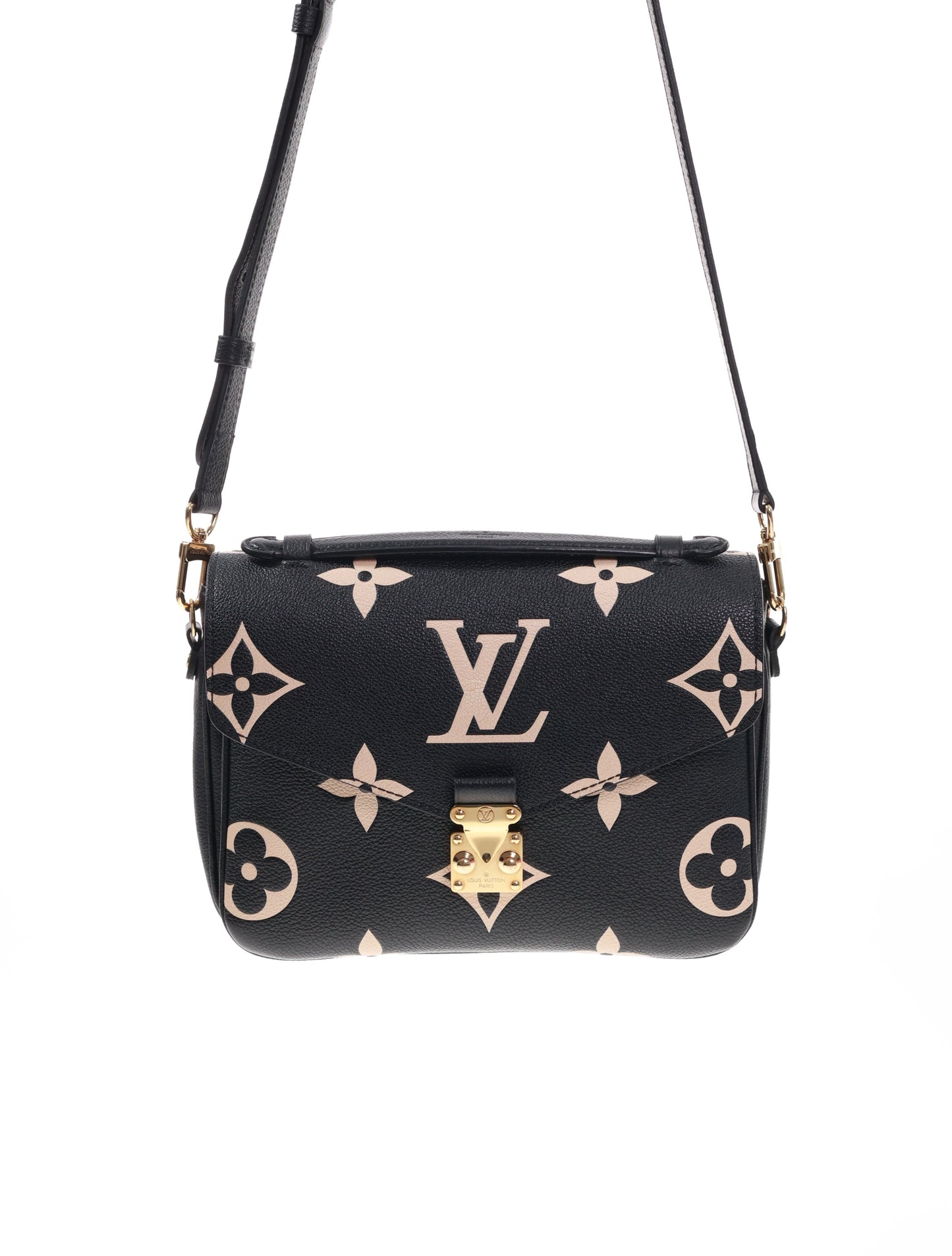 LOUIS VUITTON Pochette Metis Empreinte Bicolor Leder M45773 FULLSET