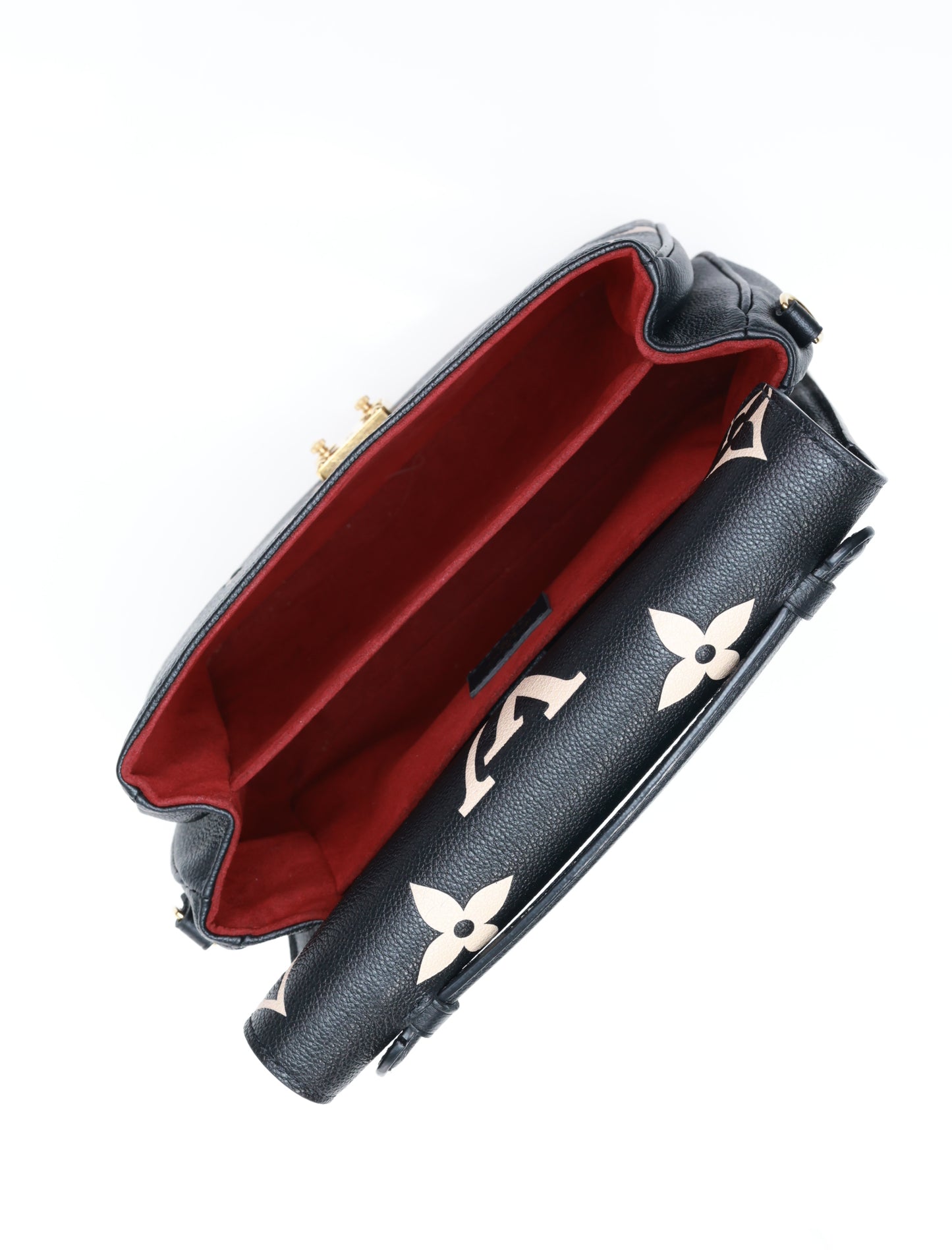 LOUIS VUITTON Pochette Metis Empreinte Bicolor Leder M45773 FULLSET