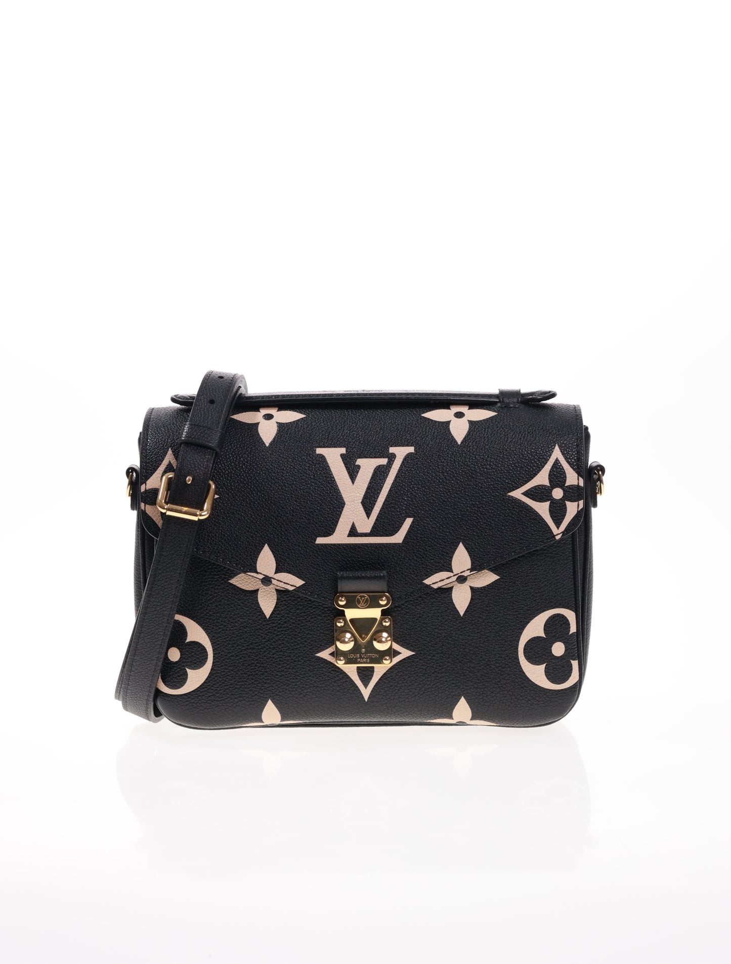 LOUIS VUITTON Pochette Metis Empreinte Bicolor Leder M45773 FULLSET