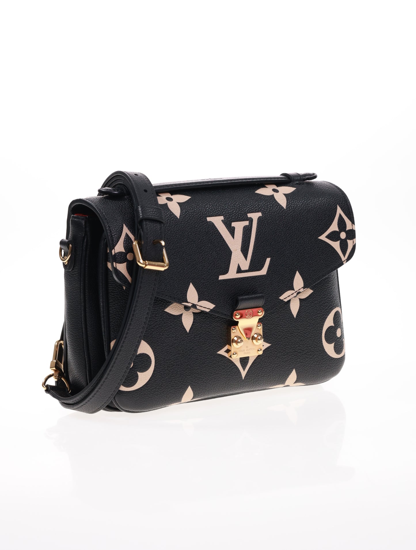 LOUIS VUITTON Pochette Metis Empreinte Bicolor Leder M45773 FULLSET