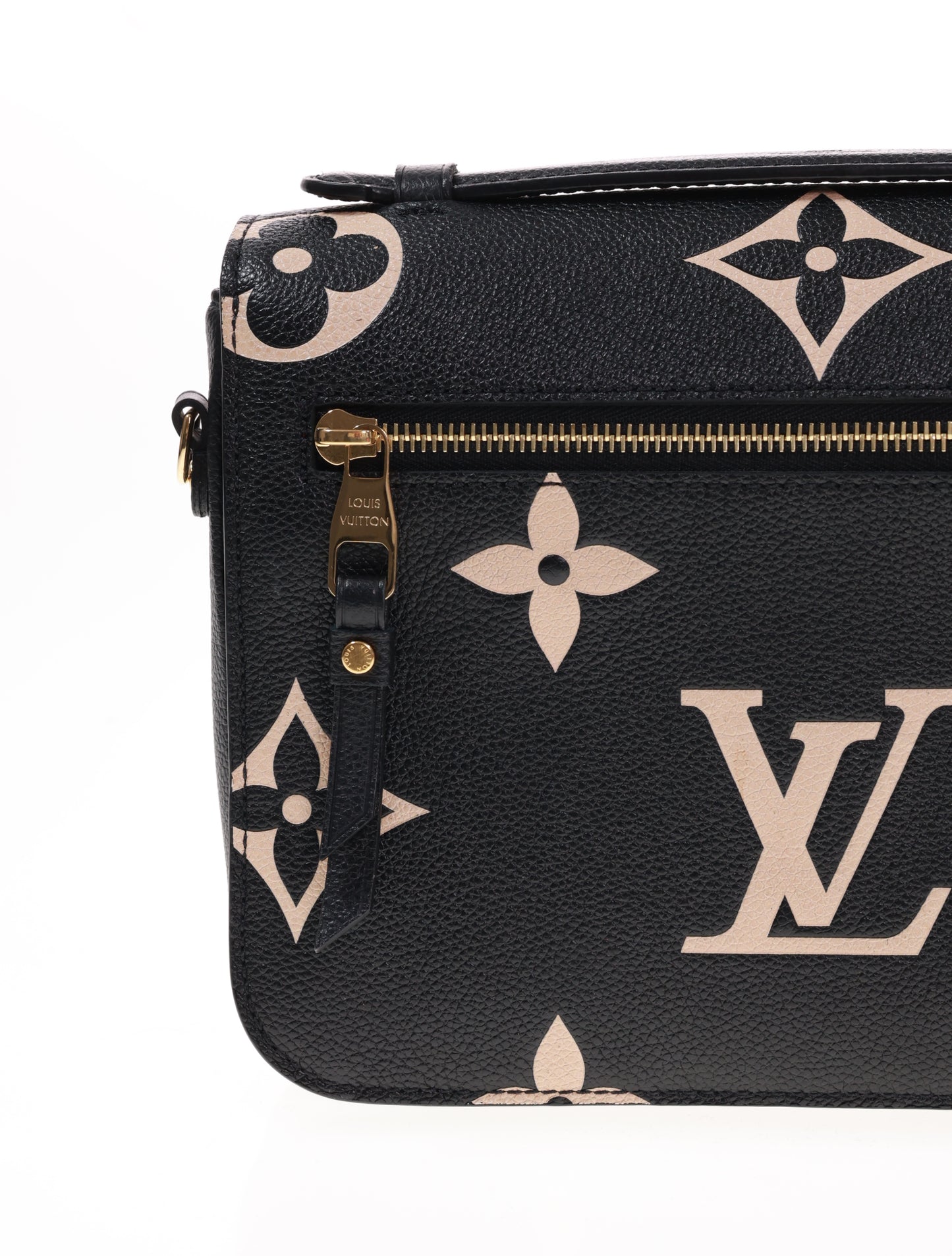 LOUIS VUITTON Pochette Metis Empreinte Bicolor Leder M45773 FULLSET