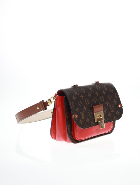Borsa a spalla e a tracolla in maglia LOUIS VUITTON N44022 color crema
