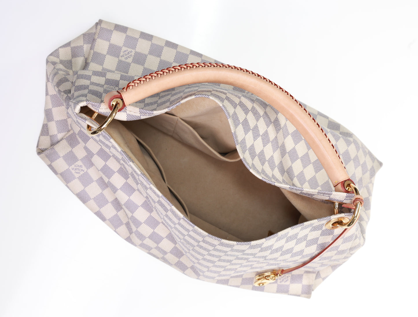 LOUIS VUITTON Artsy MM Damier Azur N41174 FULLSET