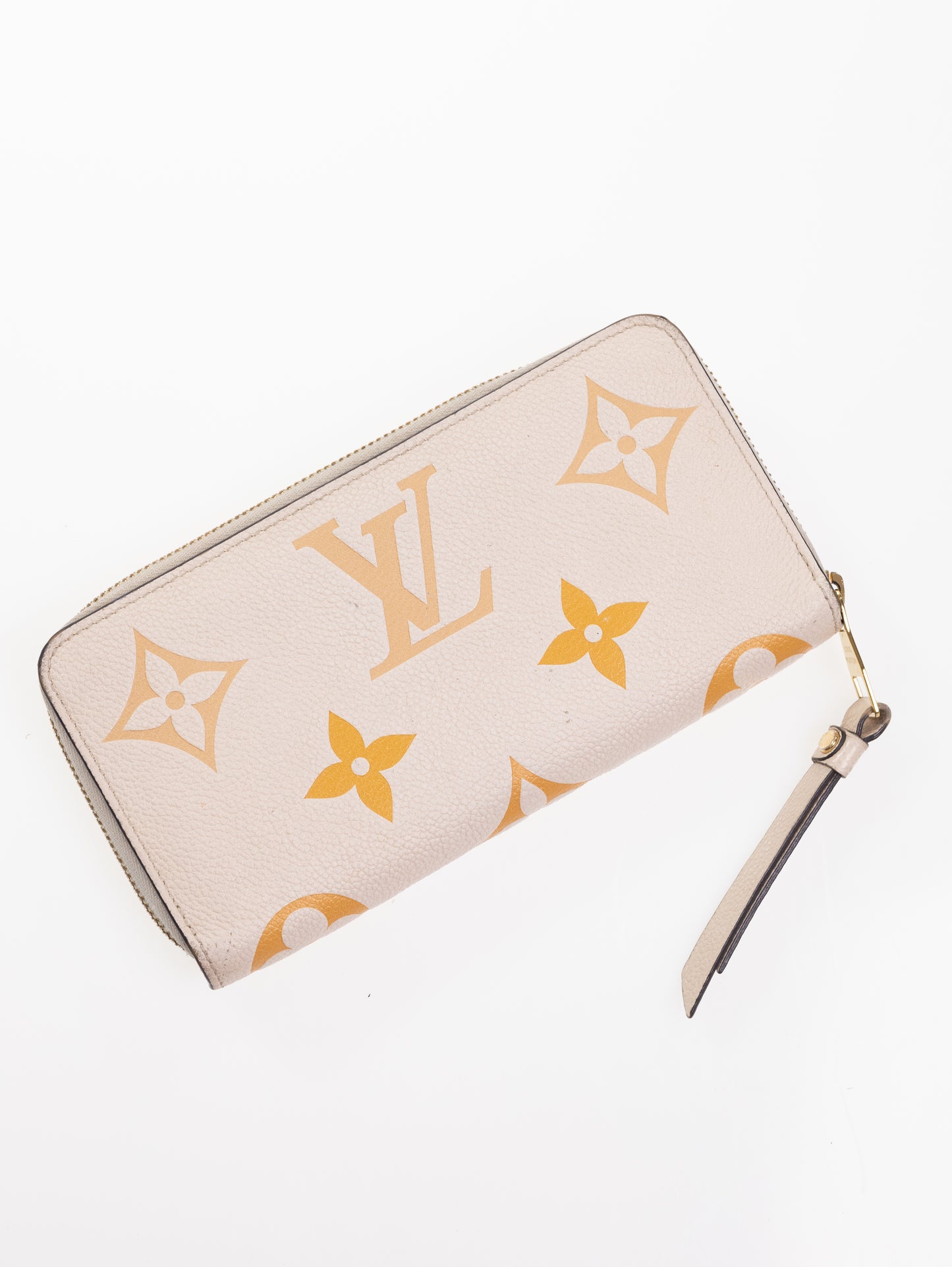 LOUIS VUITTON Geldbörse Zippy Large M80402 Sunrise Cream