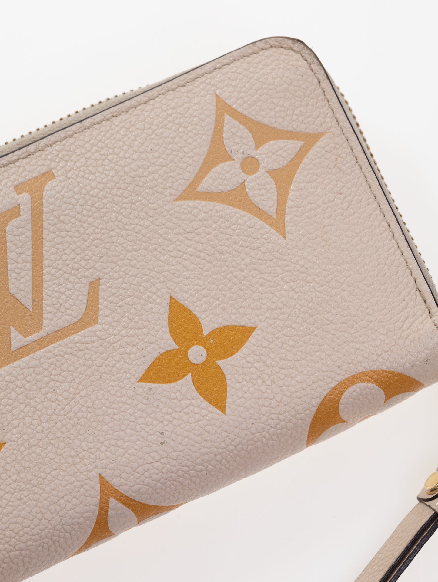 LOUIS VUITTON Geldbörse Zippy Large M80402 Sunrise Cream