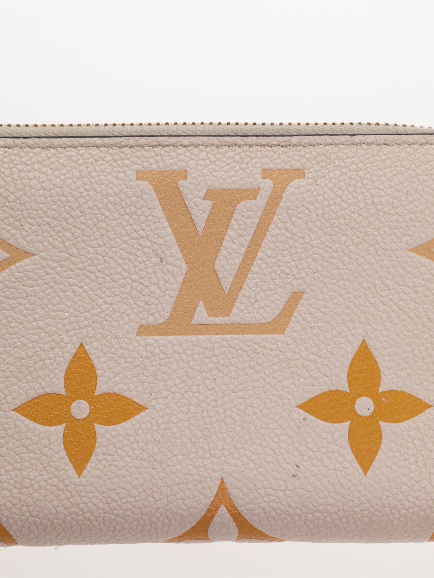 LOUIS VUITTON Geldbörse Zippy Large M80402 Sunrise Cream