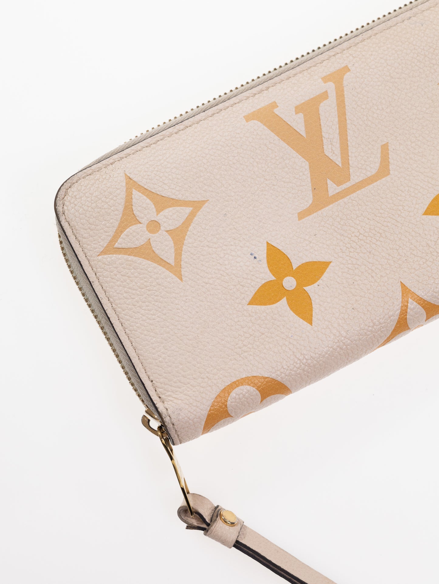 LOUIS VUITTON Geldbörse Zippy Large M80402 Sunrise Cream