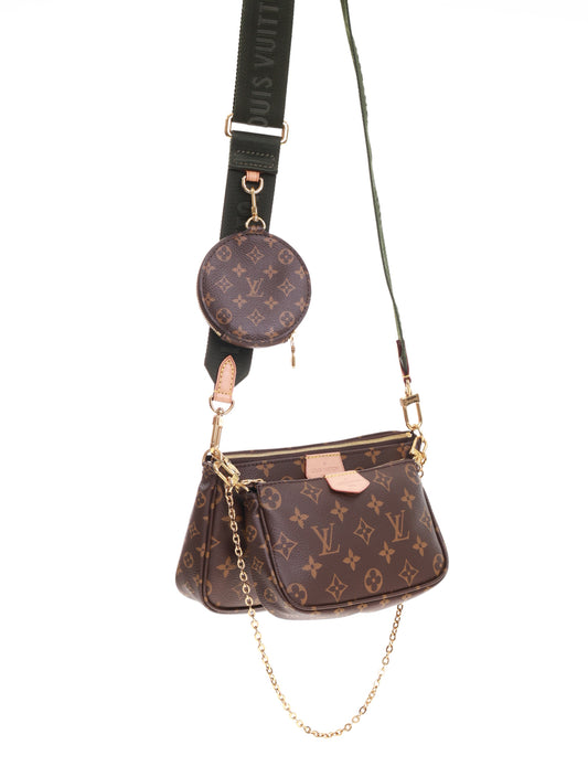 LOUIS VUITTON MULTI POCHETTE ACCESSOIRES M44813 KHAKI