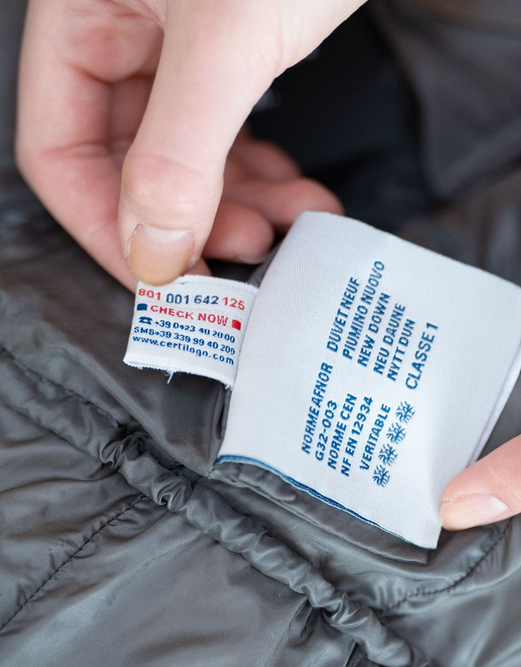 Moncler Romarin Daunenmantel Bronze Größe 1 - entspr. Gr. 36 bzw. S