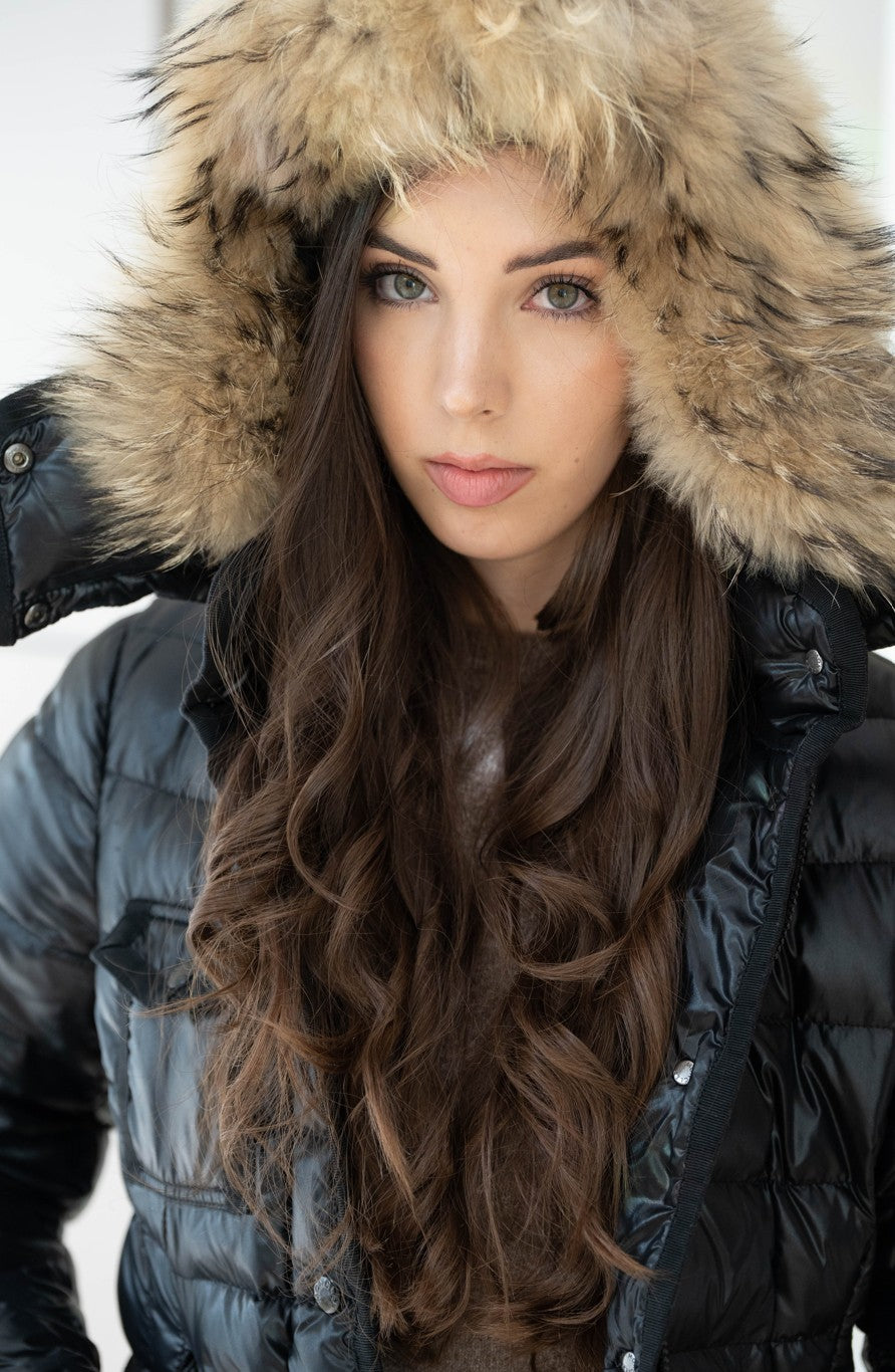 Moncler Armoise Daunenjacke Größe 2 XXL Pelz - Gr. 36/38 bzw. S/M