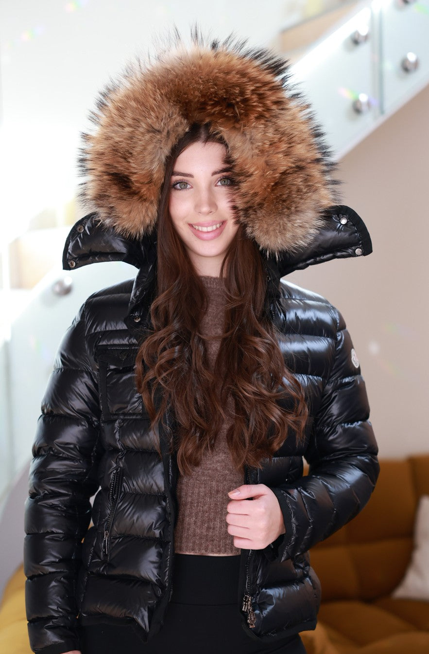 Moncler Armoise Daunenjacke Größe 2 XXL Pelz - Gr. 36/38 bzw. S/M