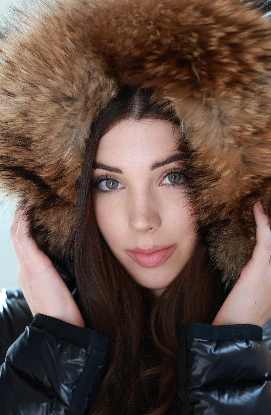 Moncler Armoise Daunenjacke Größe 2 XXL Pelz - Gr. 36/38 bzw. S/M