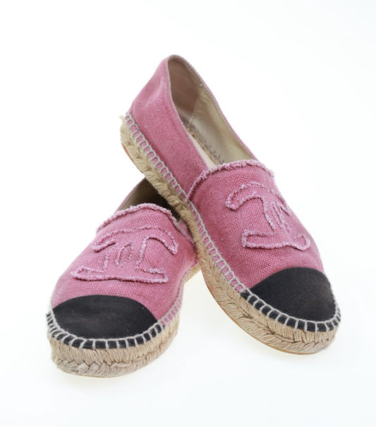 CHANEL ESPADRILLES Gr. 41 CC rose