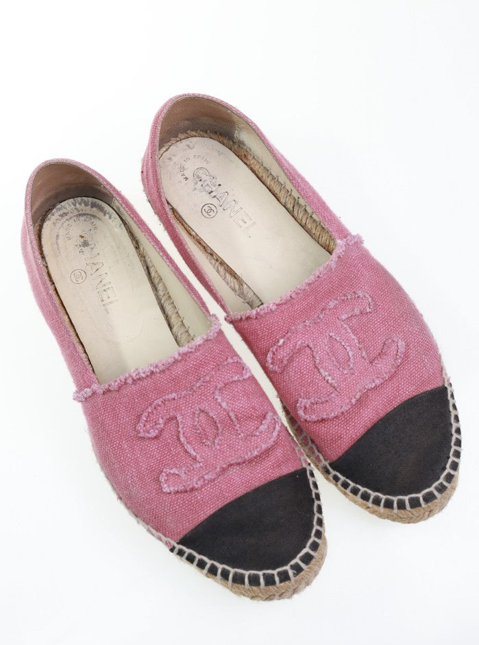 CHANEL ESPADRILLES Gr. 41 CC rose