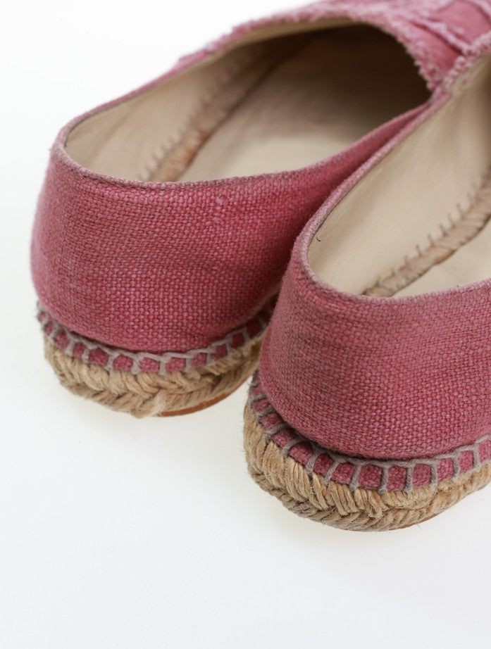 CHANEL ESPADRILLES Gr. 41 CC rose