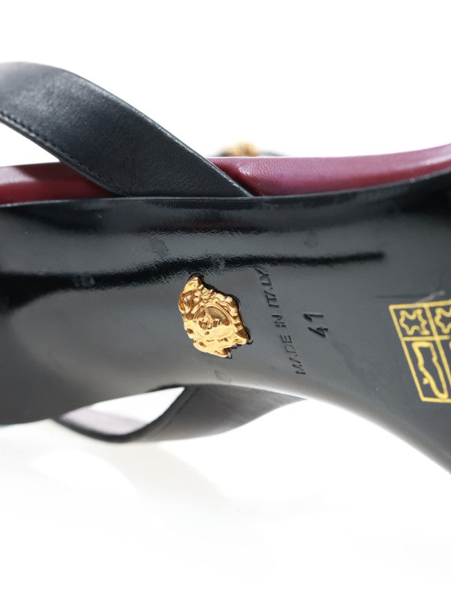 PHILIPP PLEIN sandals white with rhinestones and rivets size. 40